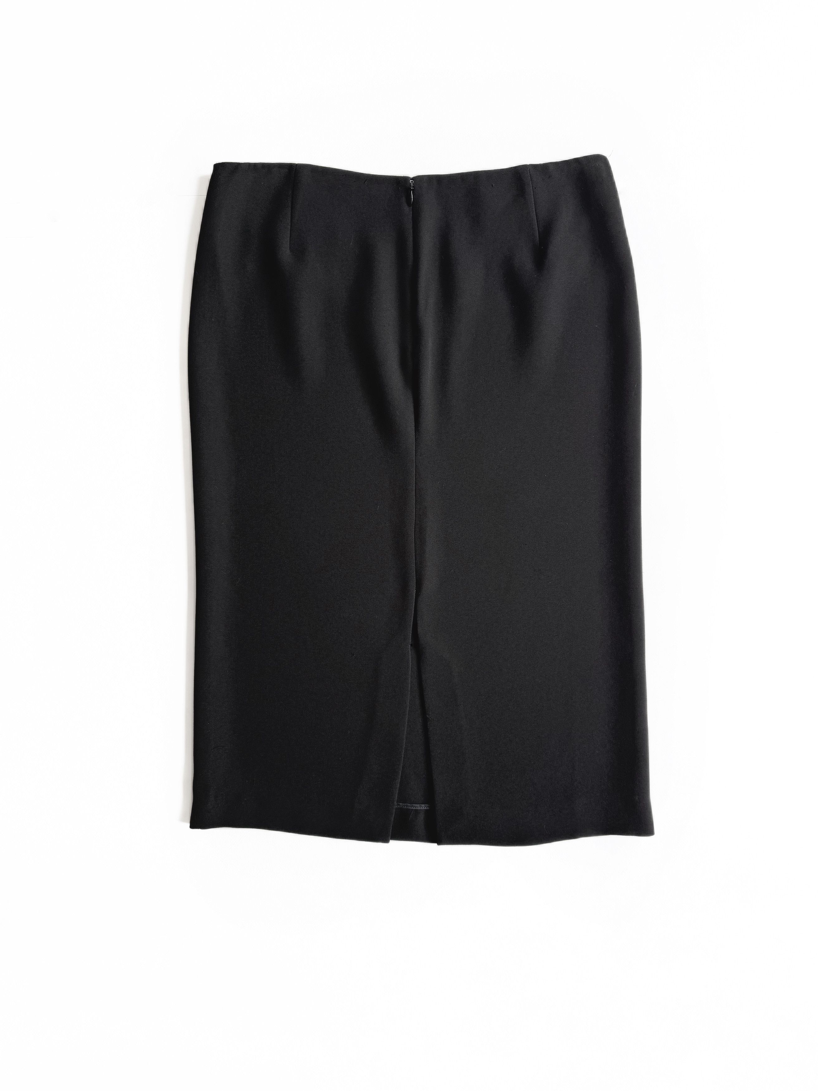 Jean Paul Gaultier Jean Paul Gaultier Femme Vintage Pencil Skirt Pleated Waist Size 28" / US 6 / IT 42 - 4 Thumbnail