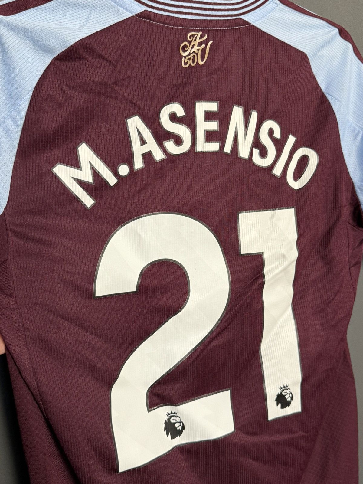 Adidas KIDS New Aston Villa 24/25 Home Asensio Football Jersey Size US XS / EU 42 / 0 - 3 Thumbnail