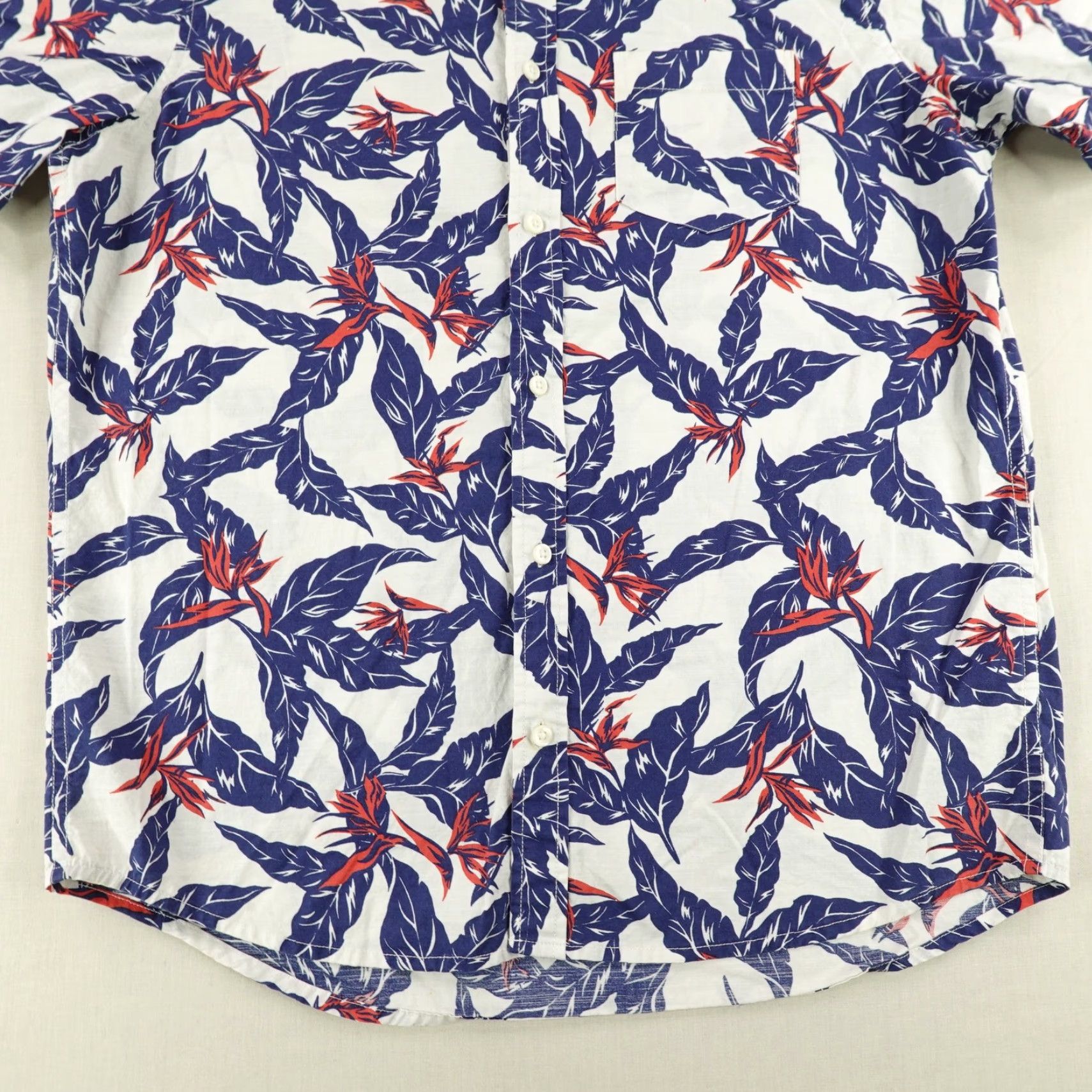 Ralph Lauren DENIM & SUPPLY Ralph Lauren Shirt Mens Large Blue Red Floral Hawaiian Aloha Size US L / EU 52-54 / 3 - 4 Thumbnail