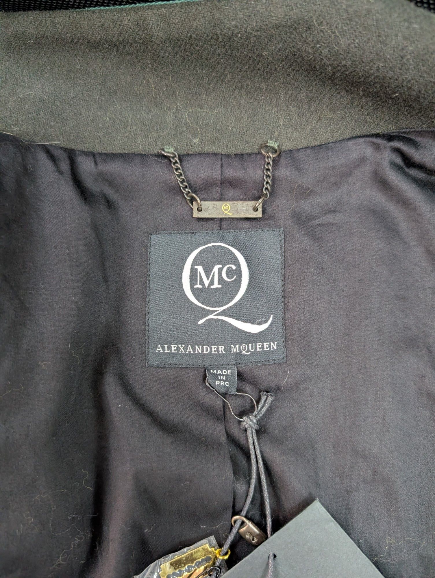 Alexander McQueen Army Green Wool Military Style Tailcoat Size M / US 6-8 / IT 42-44 - 9 Thumbnail