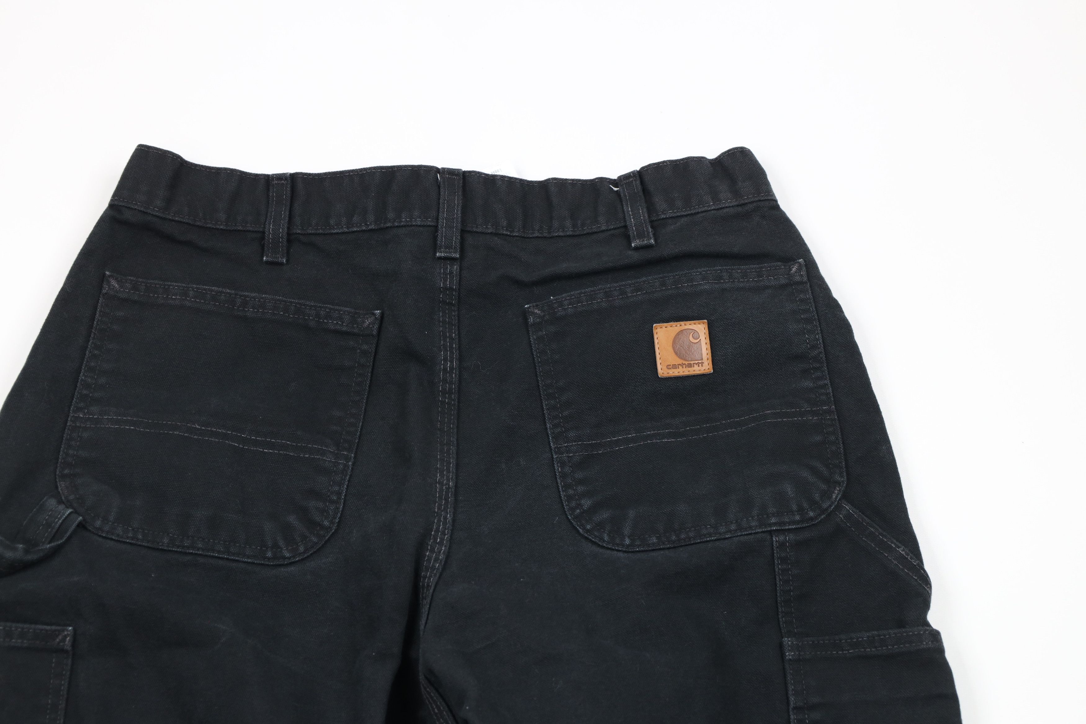 Carhartt × Vintage Vintage Carhartt Out Loose Original Fit Canvas Pants Black Size US 33 - 8 Thumbnail