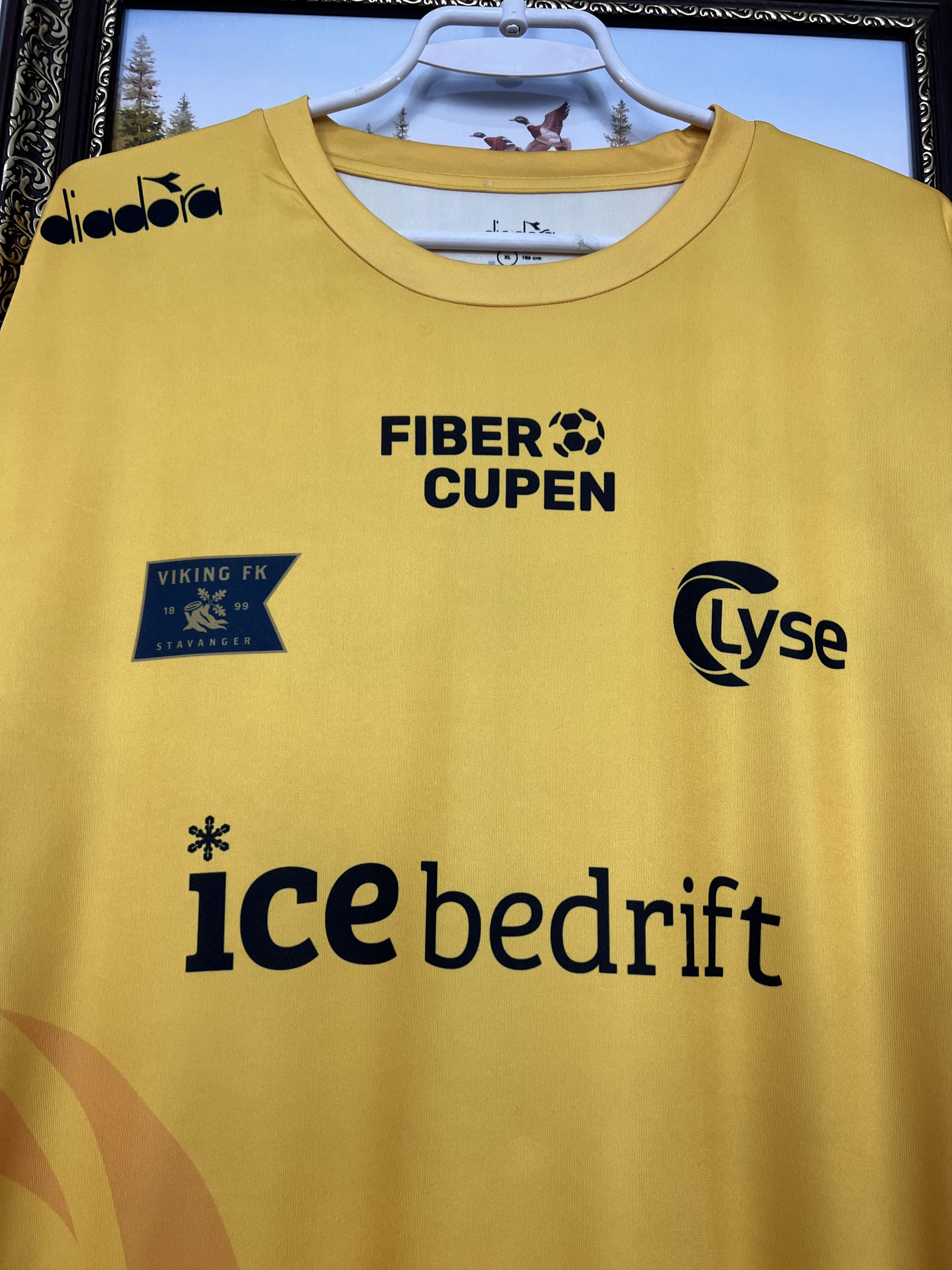 Diadora Viking Stavanger Football Goalkeeper Player Issue Shirt Size US XL / EU 56 / 4 - 3 Thumbnail