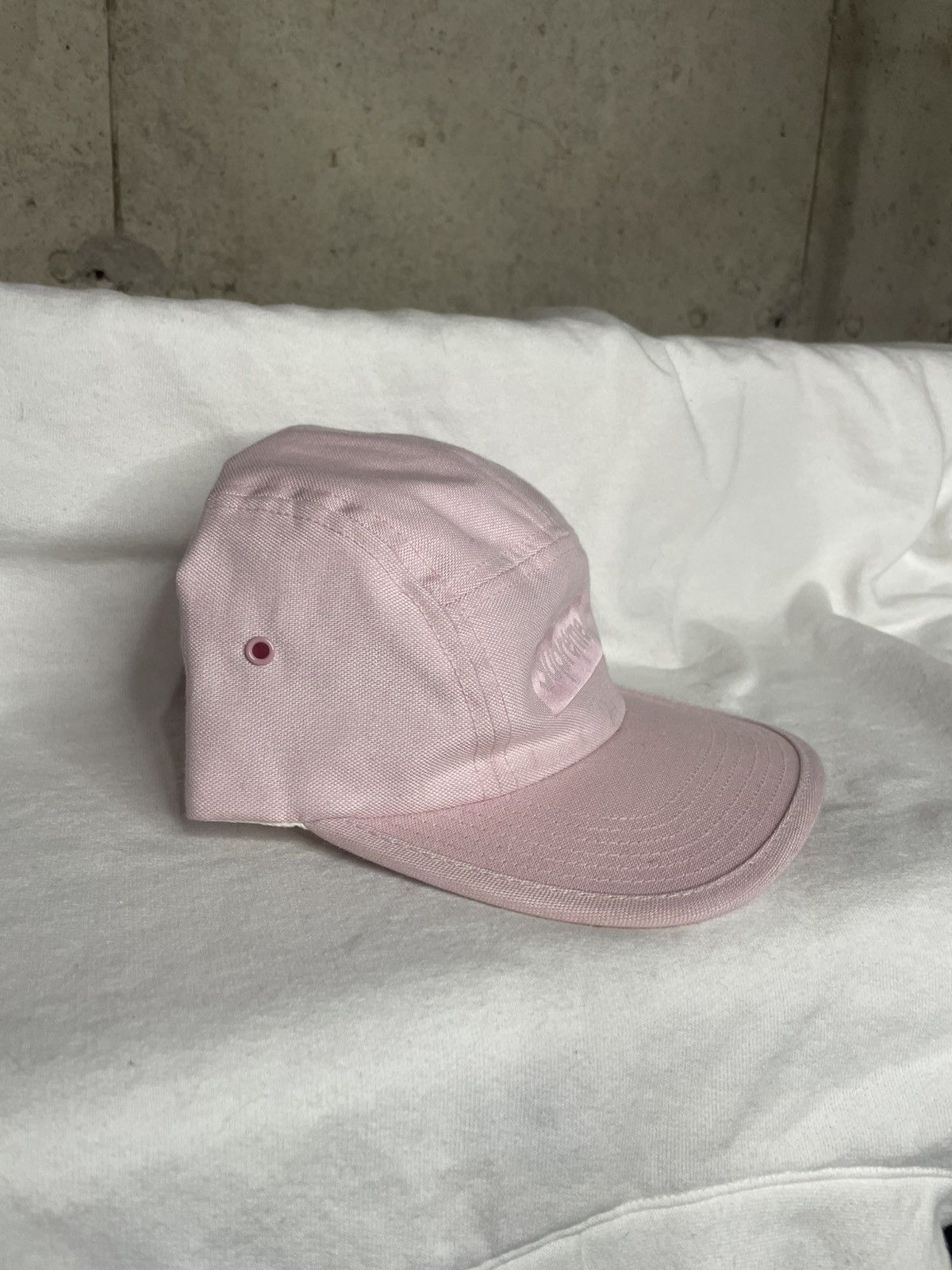 Supreme Rare 5 Panel Salmon Pink Supreme Cap Hat Adjustable Unisex Size ONE SIZE - 3 Thumbnail