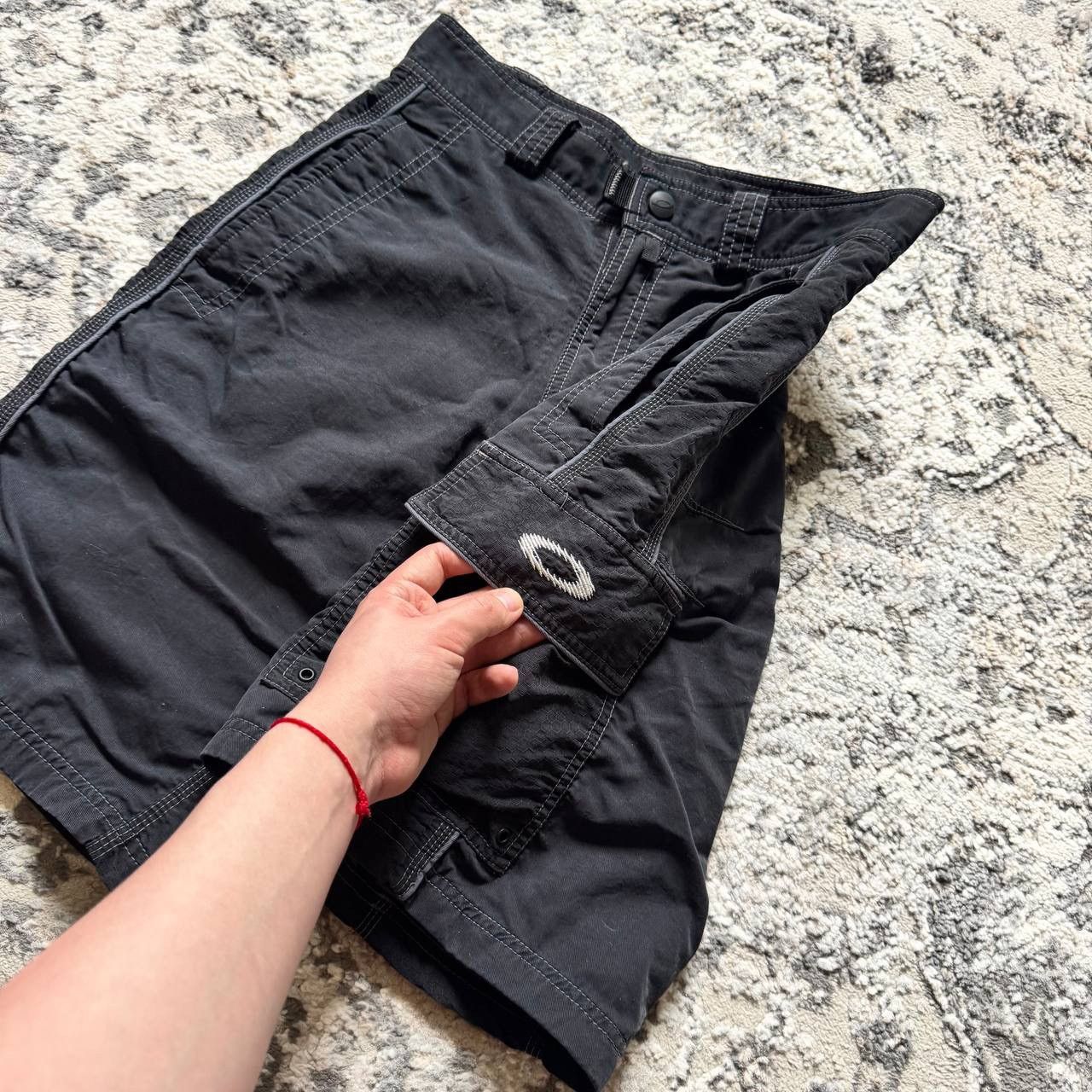 Oakley Rare Oakley Software 00s Multipocket Grey Nylon Shorts Size US 32 / EU 48 - 4 Thumbnail
