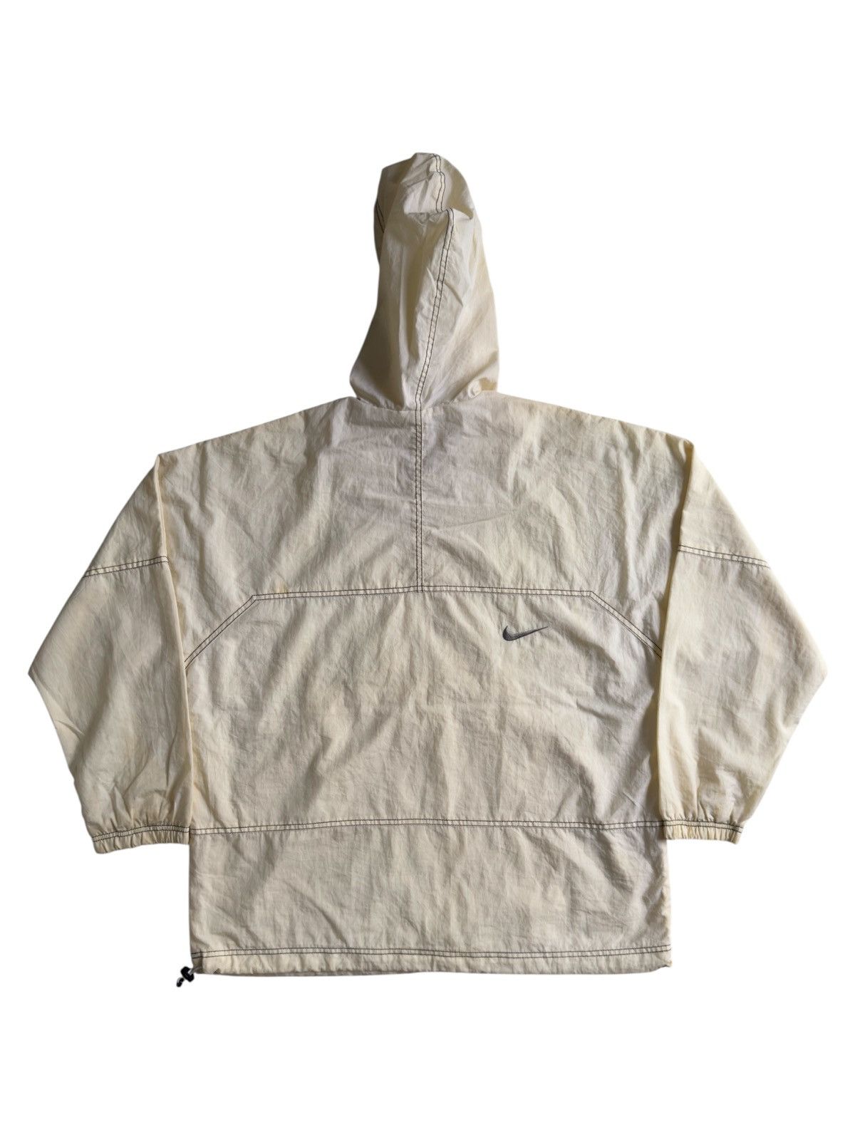 Nike VERY RARE VINTAGE JACKET CAGOULE NIKE CENTER SWOOSH Size US M / EU 48-50 / 2 - 2 Thumbnail