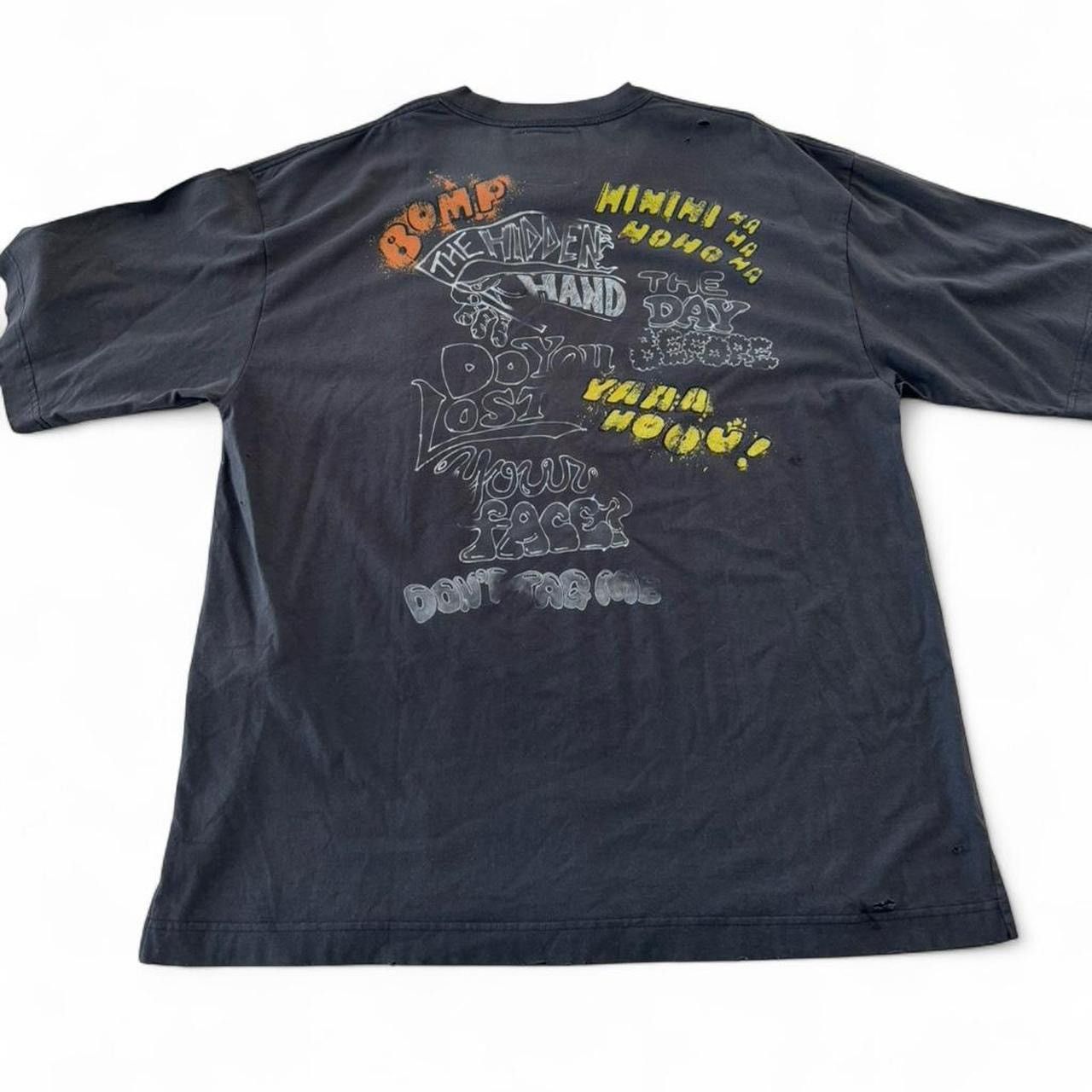 Maison MIHARA YASUHIRO Maison Mihara Graphic Distressed T-Shirt Size US XL / EU 56 / 4 - 2 Thumbnail