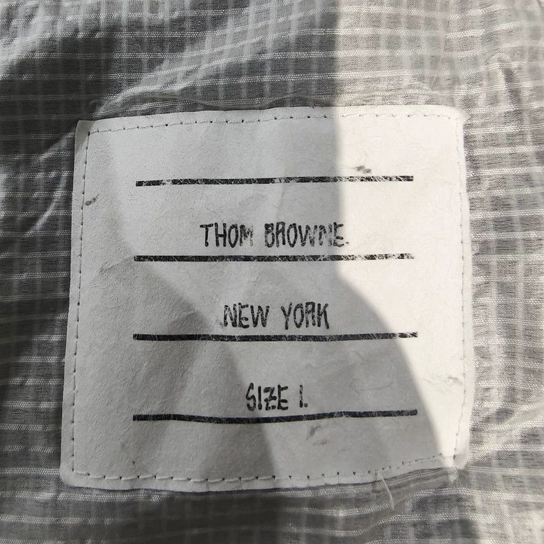 Thom Browne Thom Browne Gray hooded jacket Size US S / EU 44-46 / 1 - 4 Thumbnail