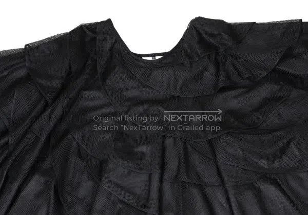Comme des Garcons Comme Des Garcons size XS Black Vintage Wave Design Skirt Size 23" - 4 Thumbnail
