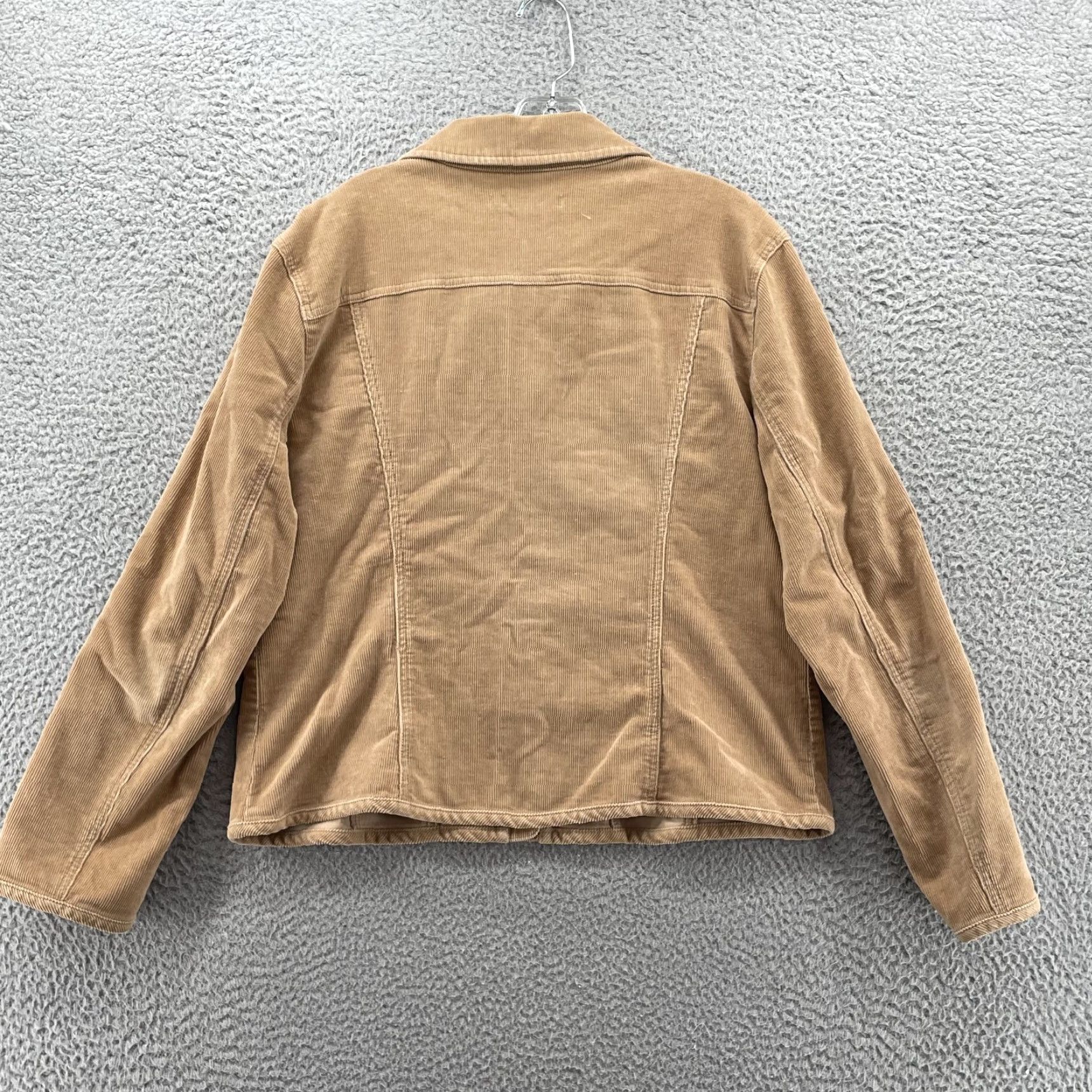 Vintage VINTAGE AMI Corduroy Jacket Womens XL Y2K Boho Classic Boxy Trucker 70s Academia Size XL / US 12-14 / IT 48-50 - 4 Thumbnail