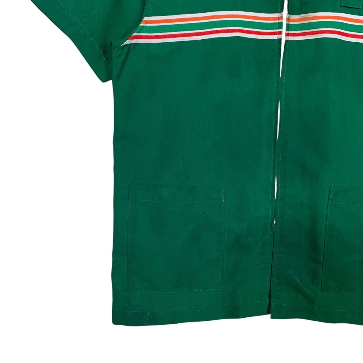 Japanese Brand Vintage 7 ELEVEN Big Logo SS Green Uniform Jacket #2584-C117 Size US M / EU 48-50 / 2 - 6 Thumbnail