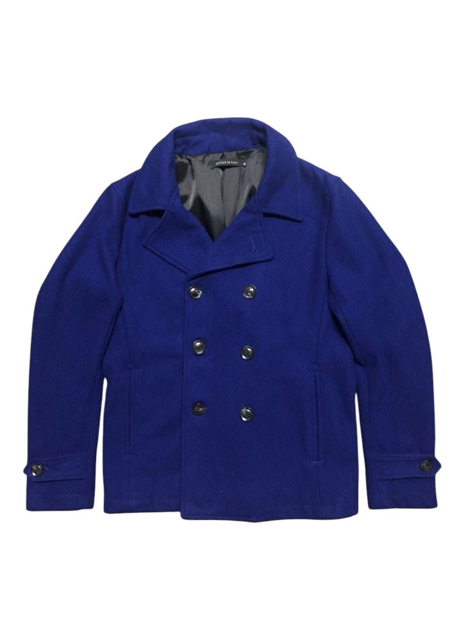 GOSTAR DE FUGA GOSTAR DE FUGA Double Breasted Wool Coat Jacket Size US S / EU 44-46 / 1 - 1 Thumbnail