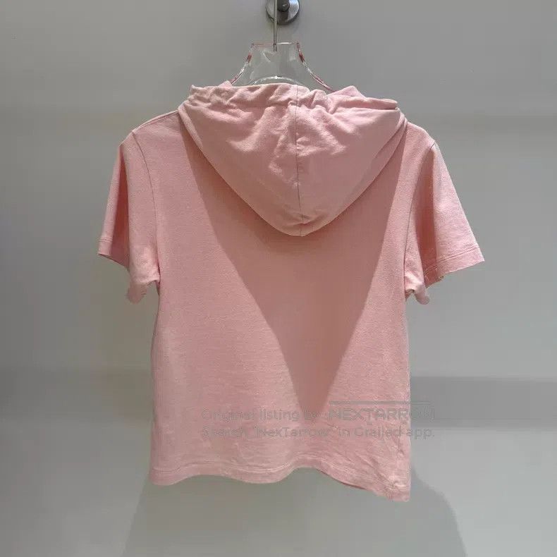 Louis Vuitton Louis Vuitton Pink logo-logo chain-embellished cotton hood Size XS / US 0-2 / IT 36-38 - 5 Thumbnail