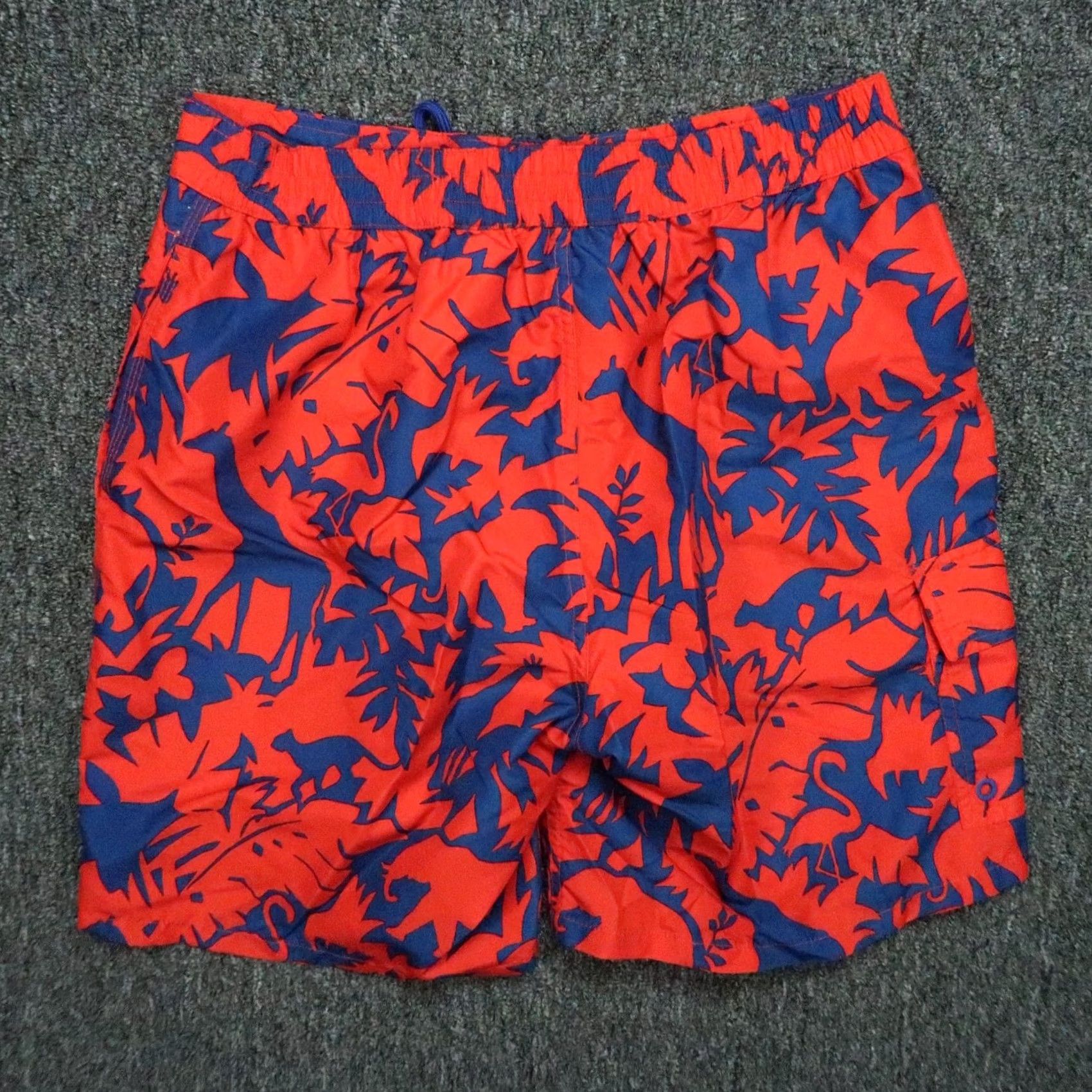 Polo Ralph Lauren Polo Ralph Lauren Mens Small Red Blue Swim Trunks Lined Pockets Floral Safari Size US S / EU 44-46 / 1 - 6 Thumbnail