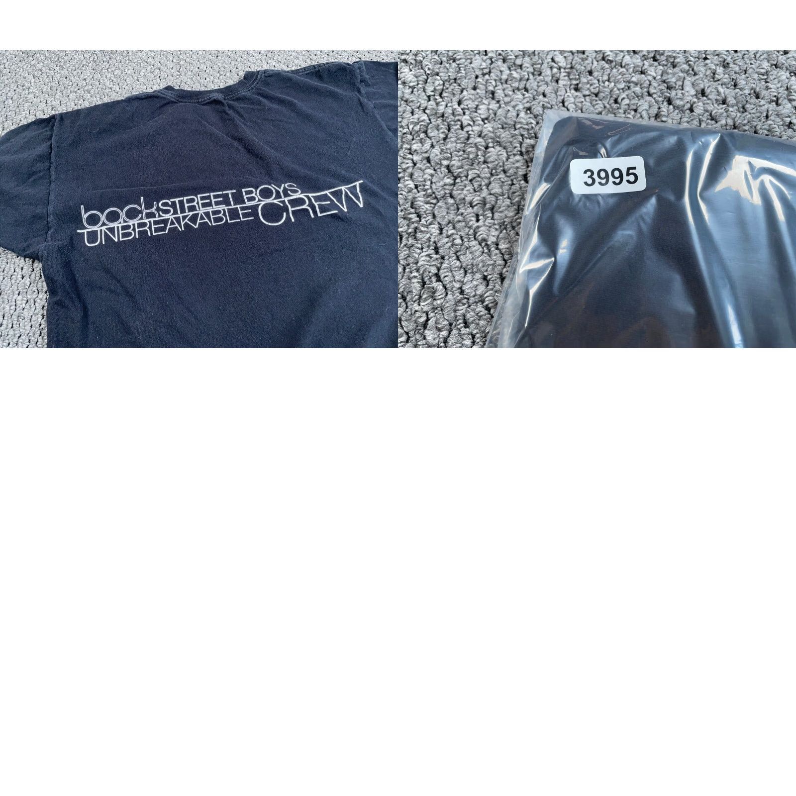Etro VINTAGE Backstreet Boys Crew T-Shirt Adult XL Black 90s Music Retro Cotton Unisex Size US XL / EU 56 / 4 - 8 Thumbnail