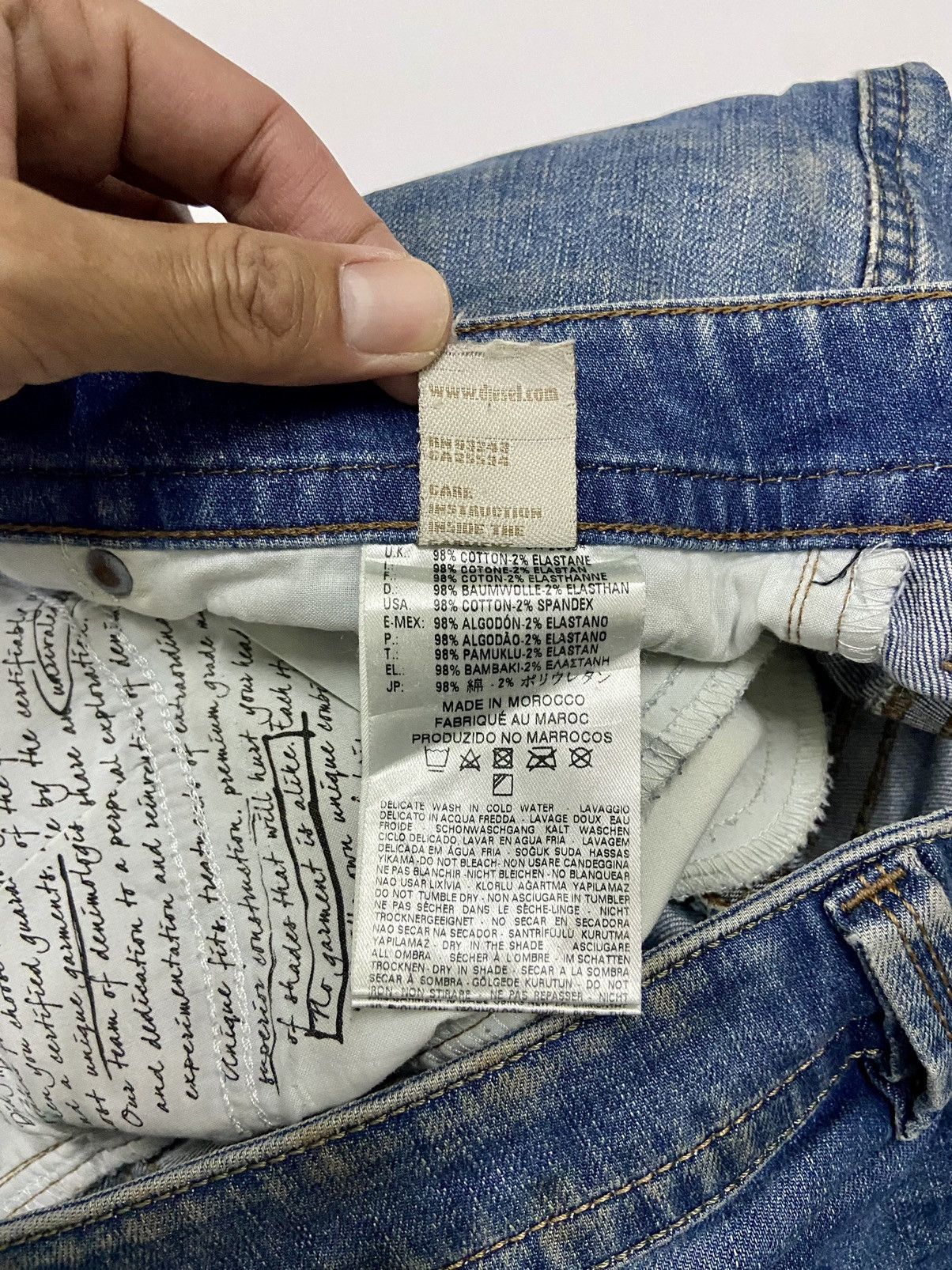 Diesel DIESEL DISTRESSED JEANS Size US 31 - 14 Thumbnail