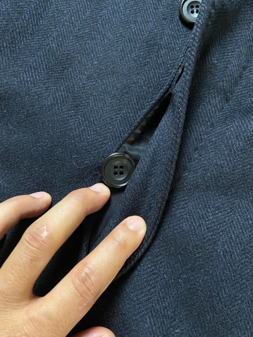 Pierre Balmain Pierre Balmain Paris Francois 1er Wool Button Coat (182) Size US XS / EU 42 / 0 - 7 Thumbnail