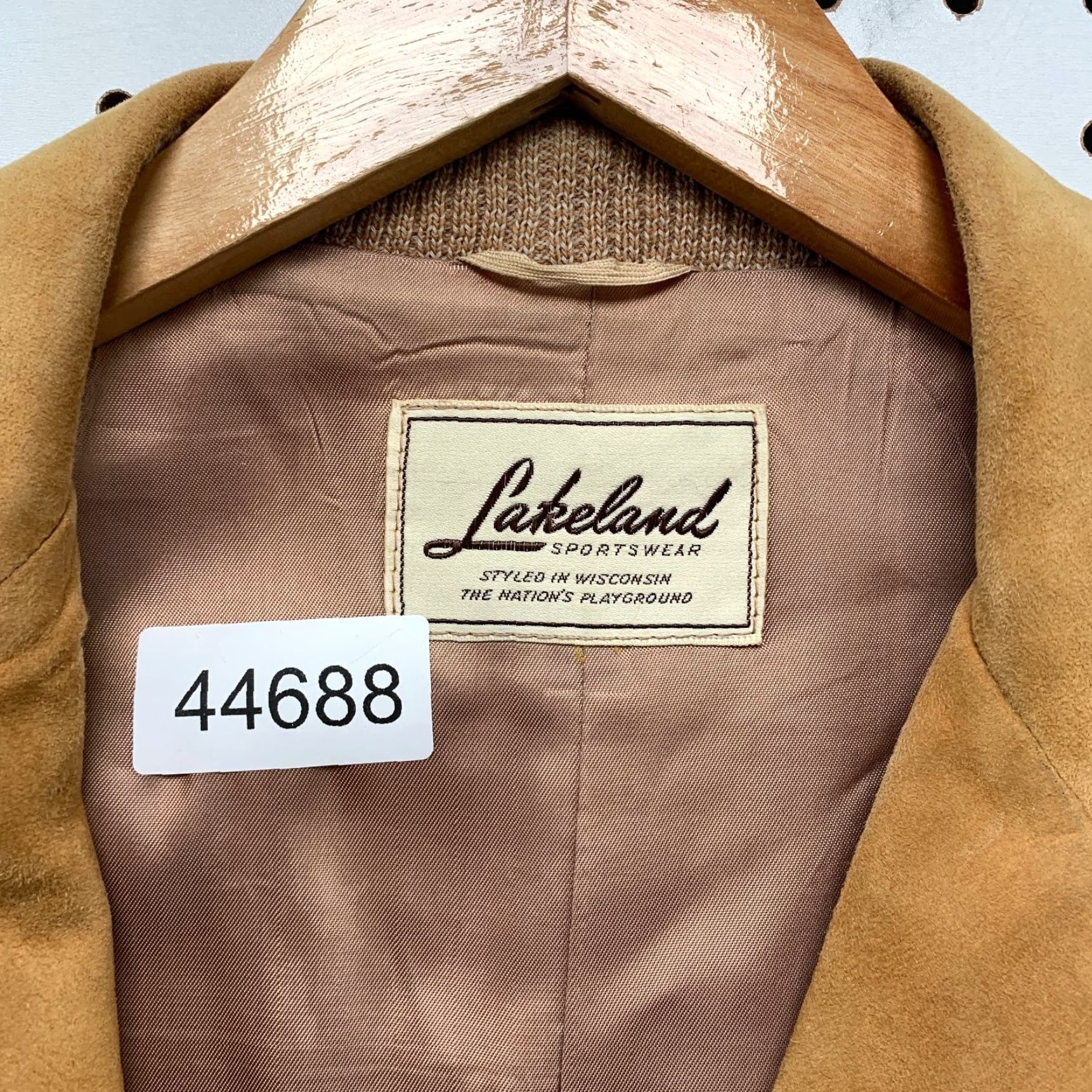 Vintage VINTAGE Lakeland Coat Mens Rancher Leather Suede Cowboy Southwestern Western 60s Size L Brown USA 50s overcoat, Regular fit, Winter, Fall Mens Size US L / EU 52-54 / 3 - 4 Thumbnail