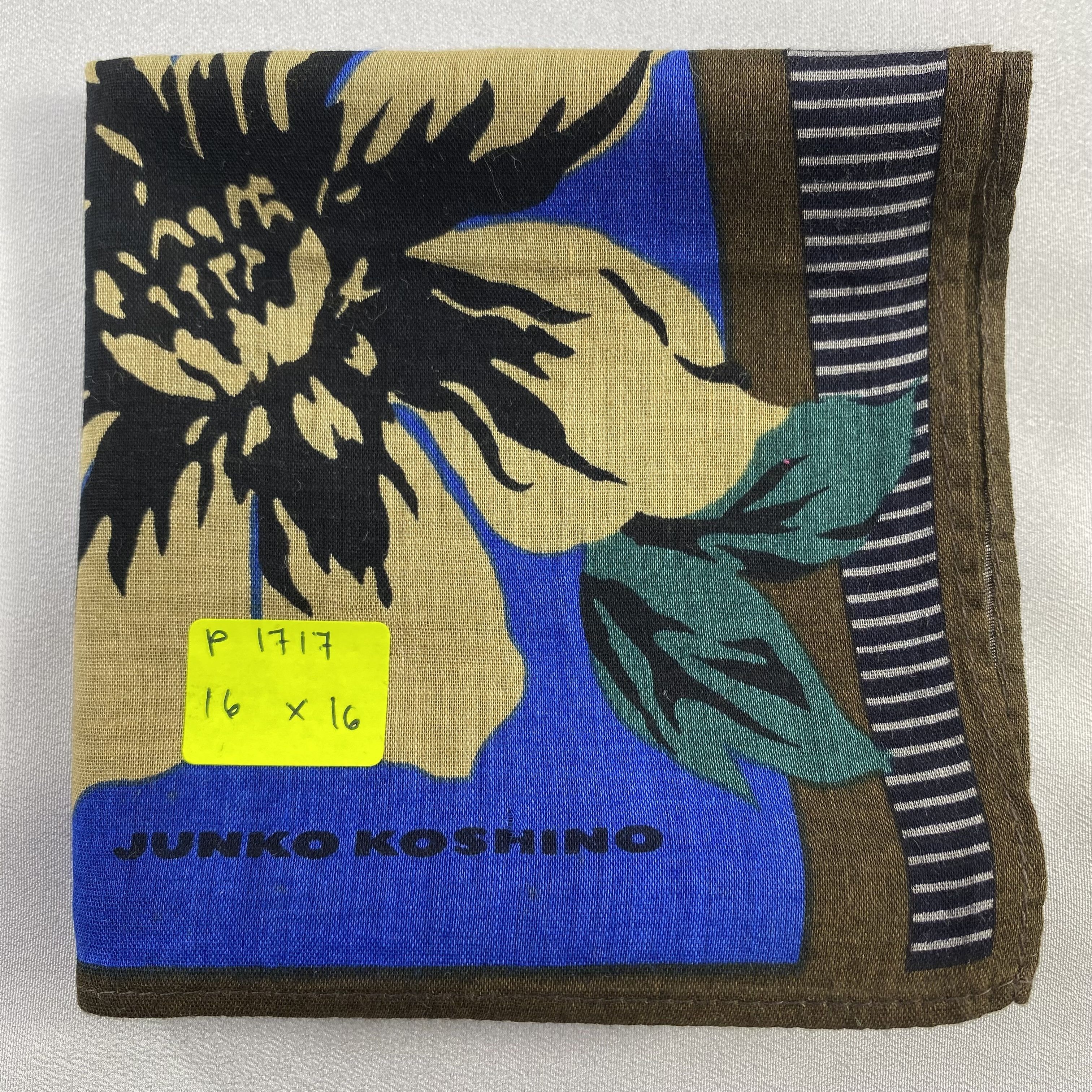 Vintage Junko Koshino Handkerchief / Neckerchief / Bandana-P1717 Size ONE SIZE - 7 Thumbnail
