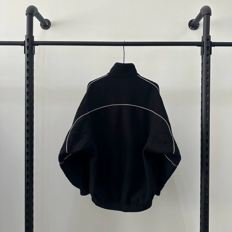 Balenciaga Balenciaga Sporty Embroidered Fleece Jacket-2506 Size US M / EU 48-50 / 2 - 2 Thumbnail