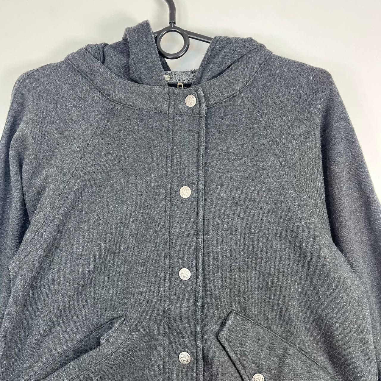 Stussy Stussy Grey Casual Hooded Jacket Womens Size S Size S / US 4 / IT 40 - 2 Thumbnail