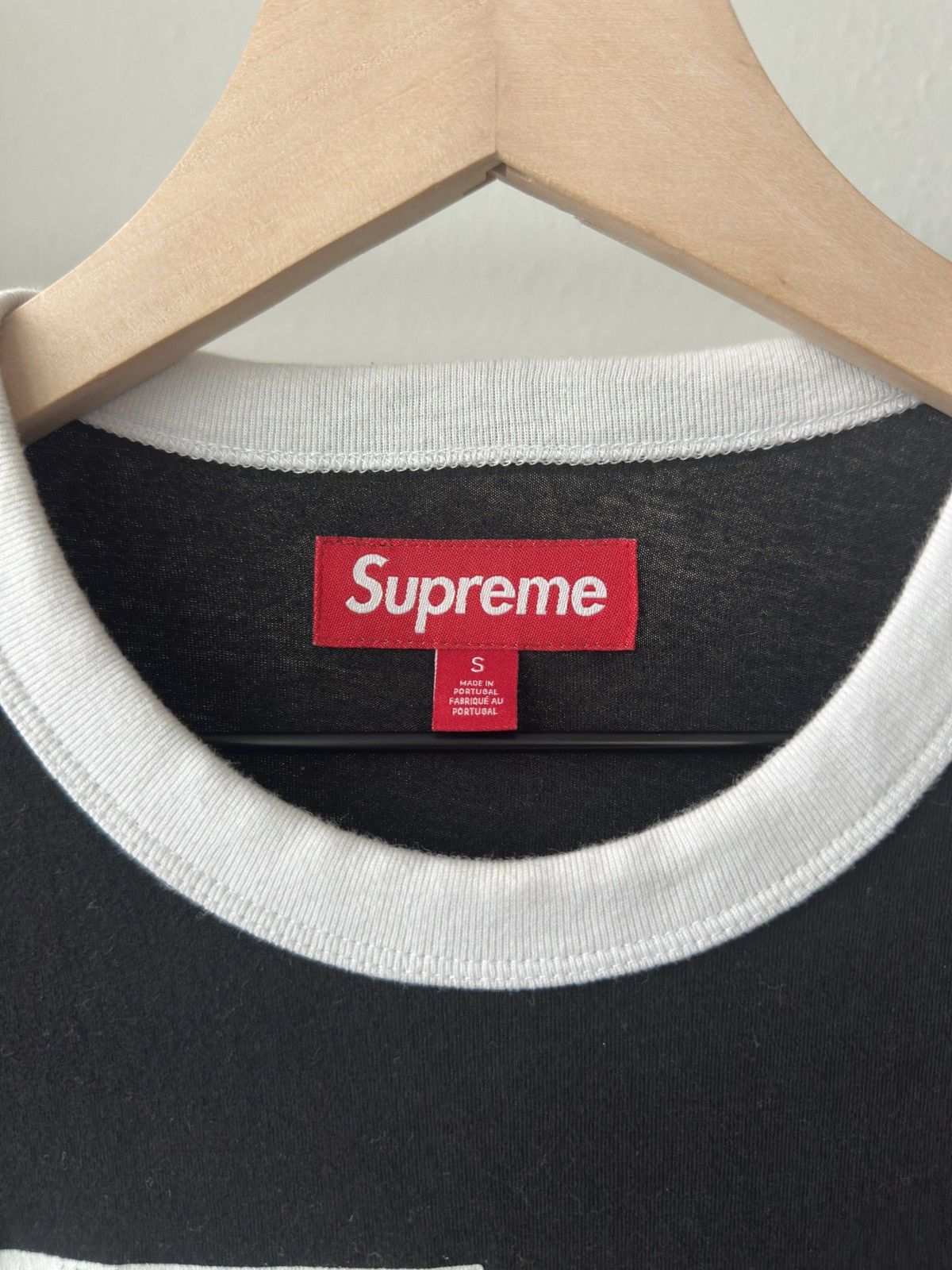 Supreme Supreme Jane’s Addiction Ringer Tee Black White Size US S / EU 44-46 / 1 - 5 Thumbnail