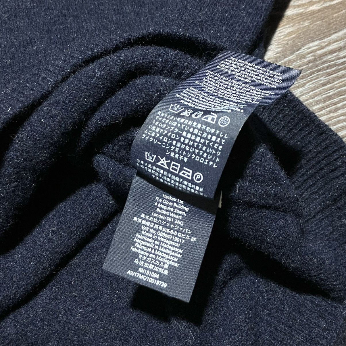 Hackett HACKETT London Embroidered Logo Lambswool Crewneck Sweater Size US XL / EU 56 / 4 - 7 Thumbnail