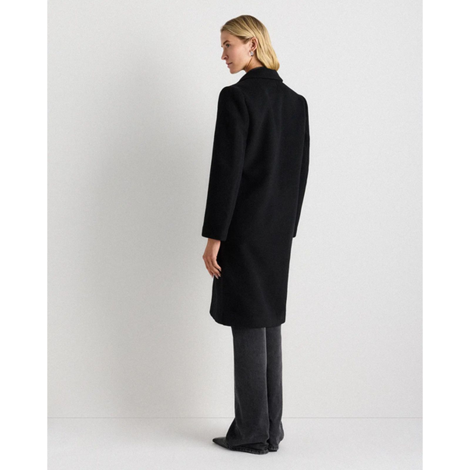 Quince Quince Wool Cashmere Classic Single-Breasted Coat Size L NWT Size L / US 10 / IT 46 - 2 Thumbnail