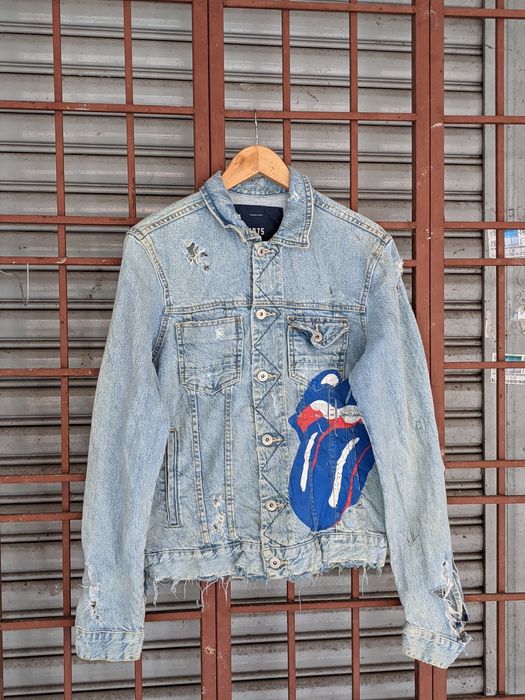 Rolling stones 2025 denim jacket zara