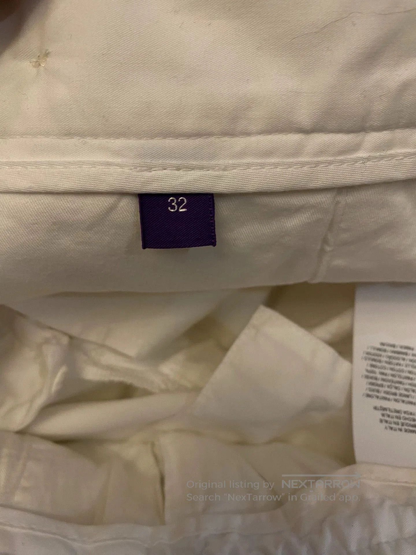 Polo Ralph Lauren White Pleated Shorts Size 32. Size US 32 / EU 48 - 6 Thumbnail