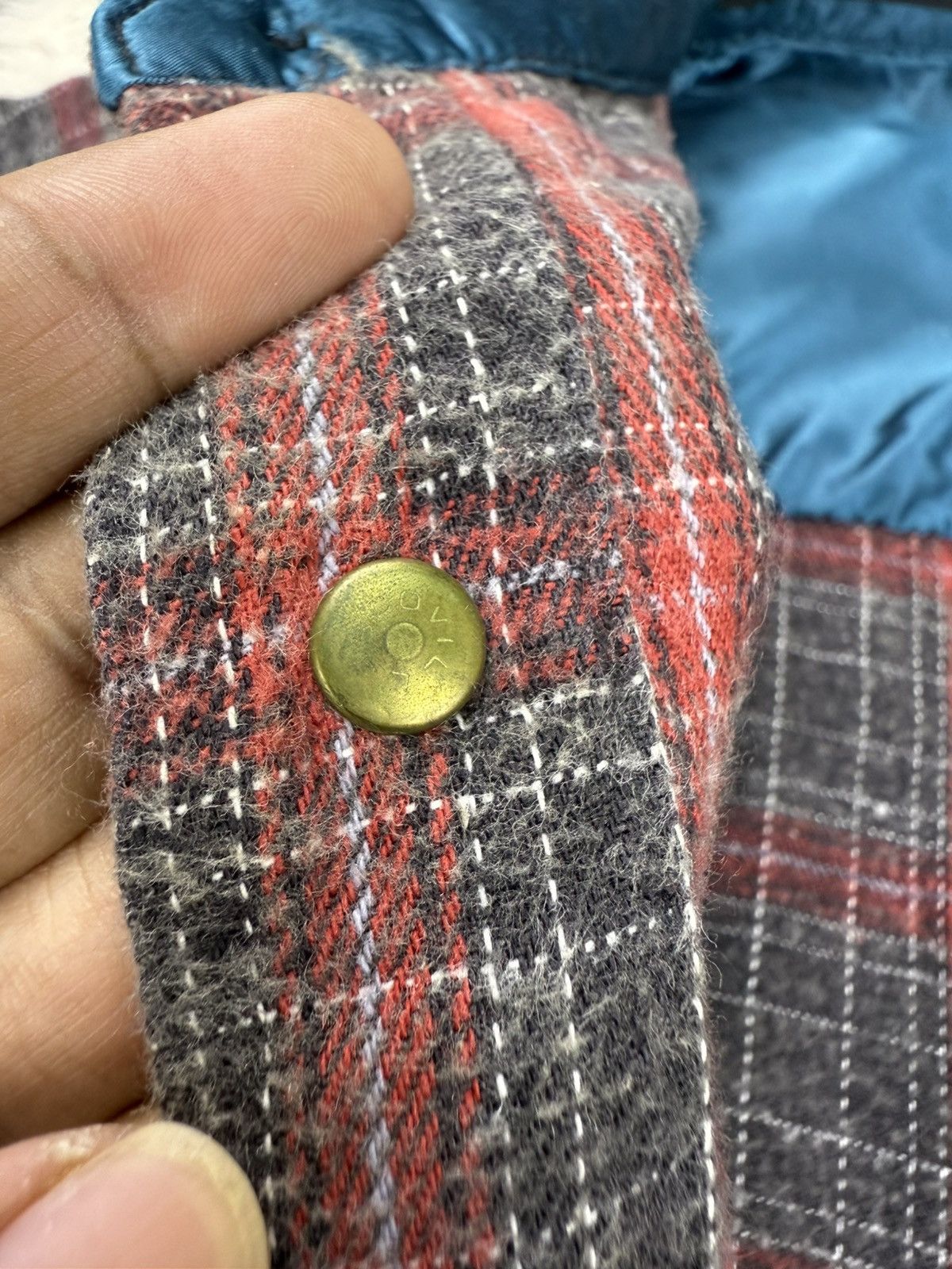 Marithe + Francois Girbaud Vintage MFG Shadow Plaid Tartan Rare Pockets Baggy Flannel Size US XL / EU 56 / 4 - 18 Thumbnail