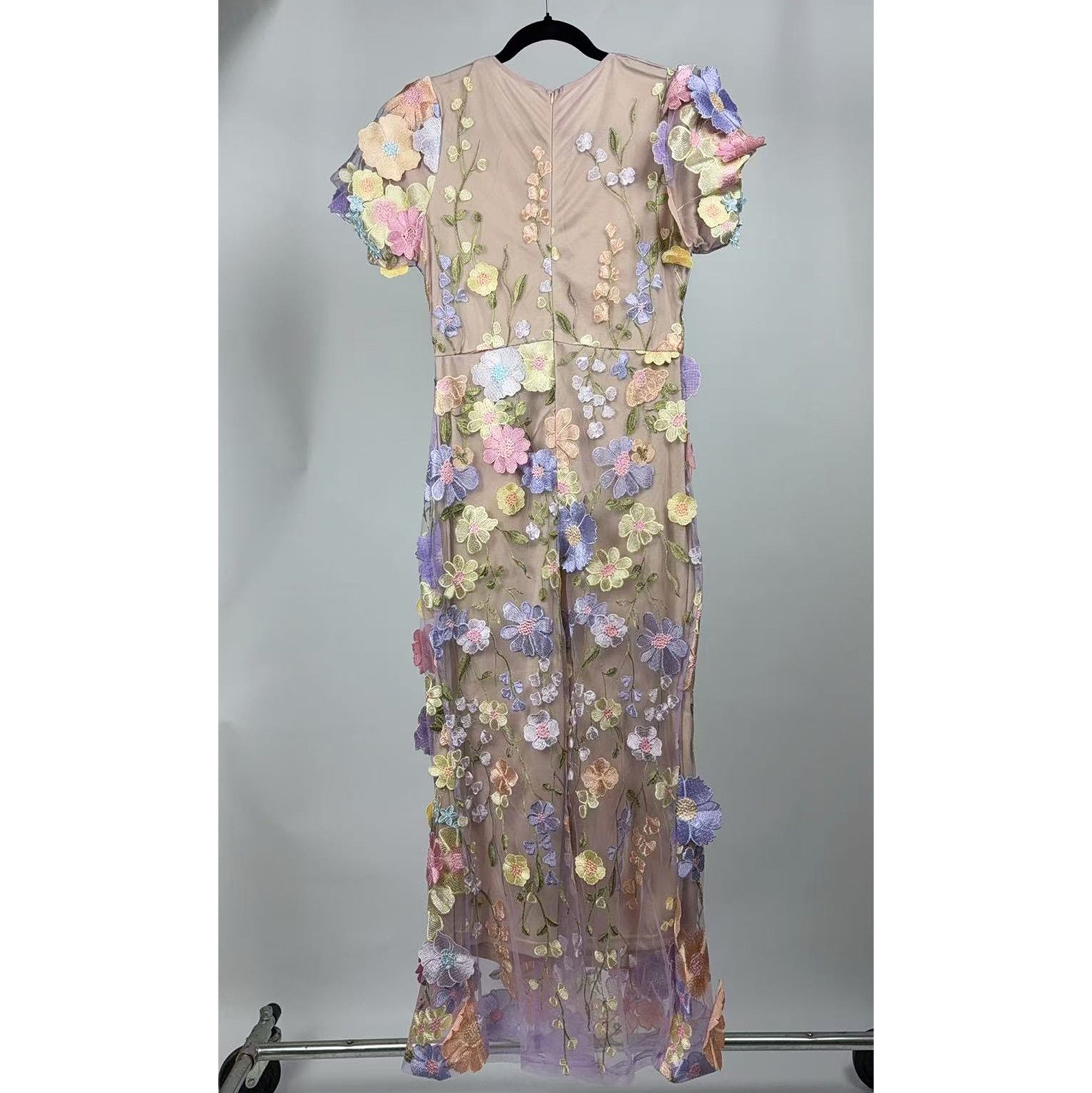 Other Women's Floral Maxi Evening Dress Party Formal Wedding Gown Size M / US 6-8 / IT 42-44 - 3 Thumbnail