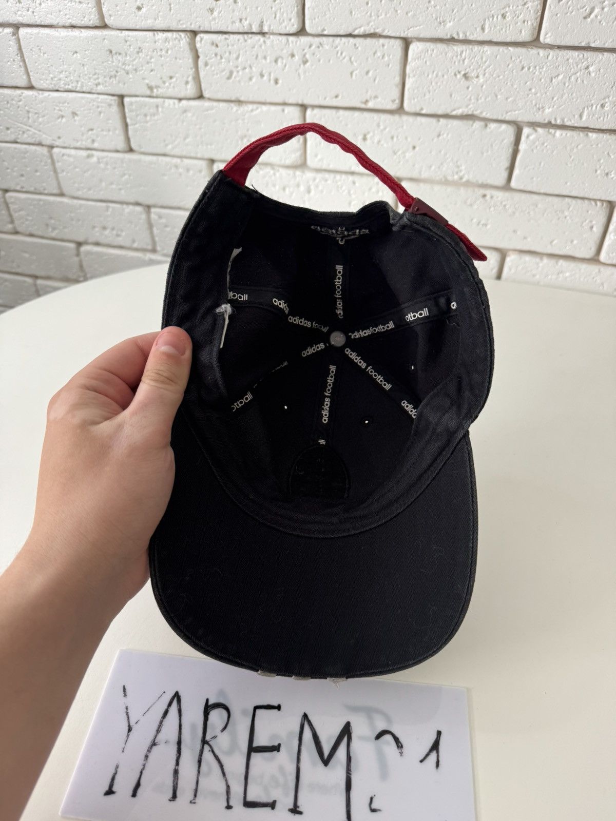 Vintage AC Milan adidas vintage cap hat Size ONE SIZE - 4 Thumbnail