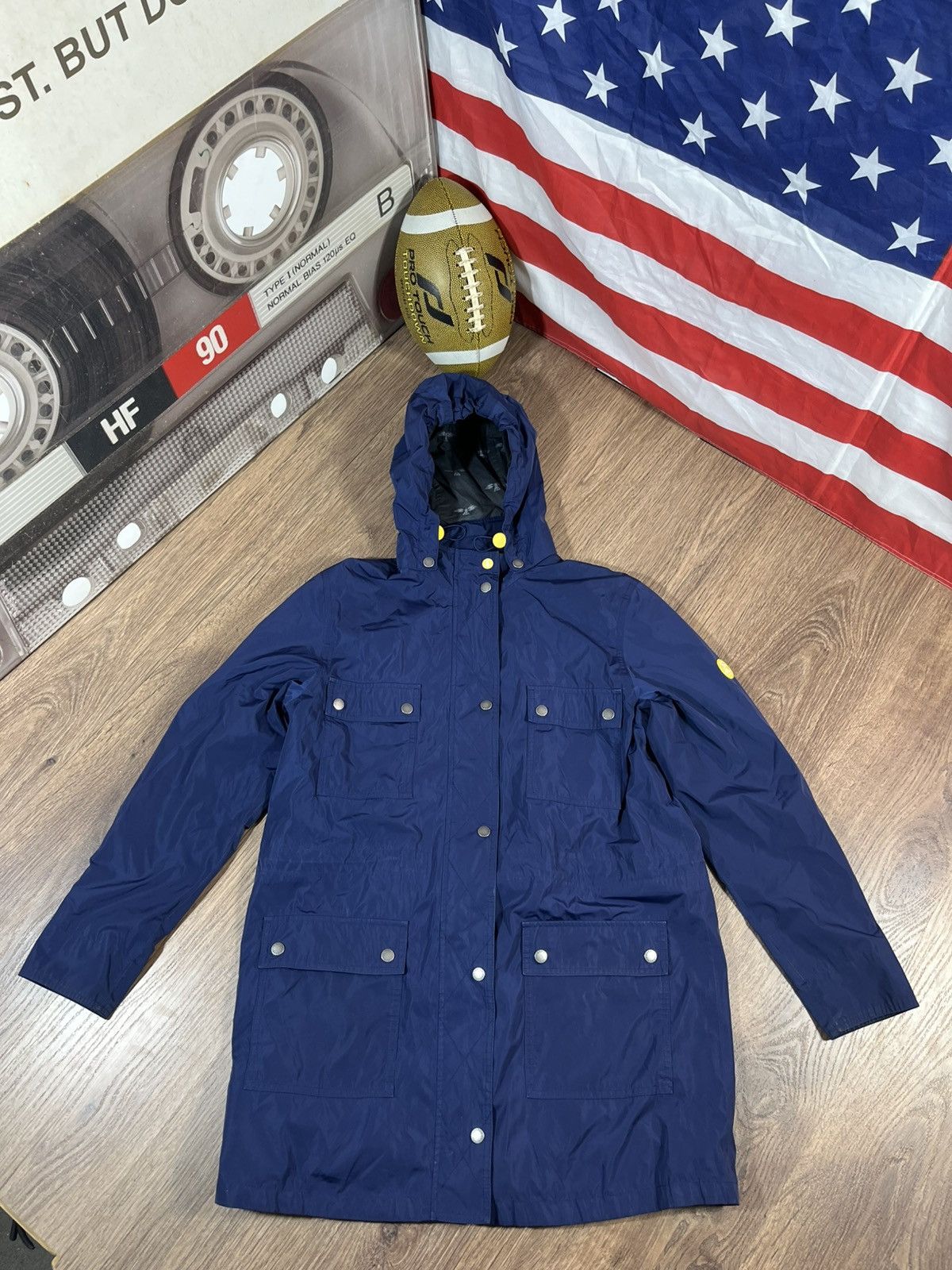 Barbour Barbour Women’s Nylon Hackamore Parka Jacket Size L / US 10 / IT 46 - 1 Thumbnail