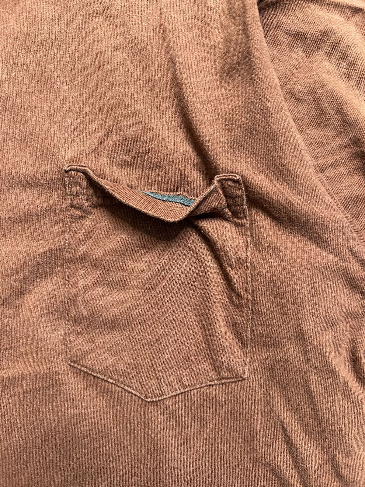 Vintage Vintage 70s JC Penney Blank Selvedge Pocket Tee Made in USA Size US L / EU 52-54 / 3 - 2 Thumbnail