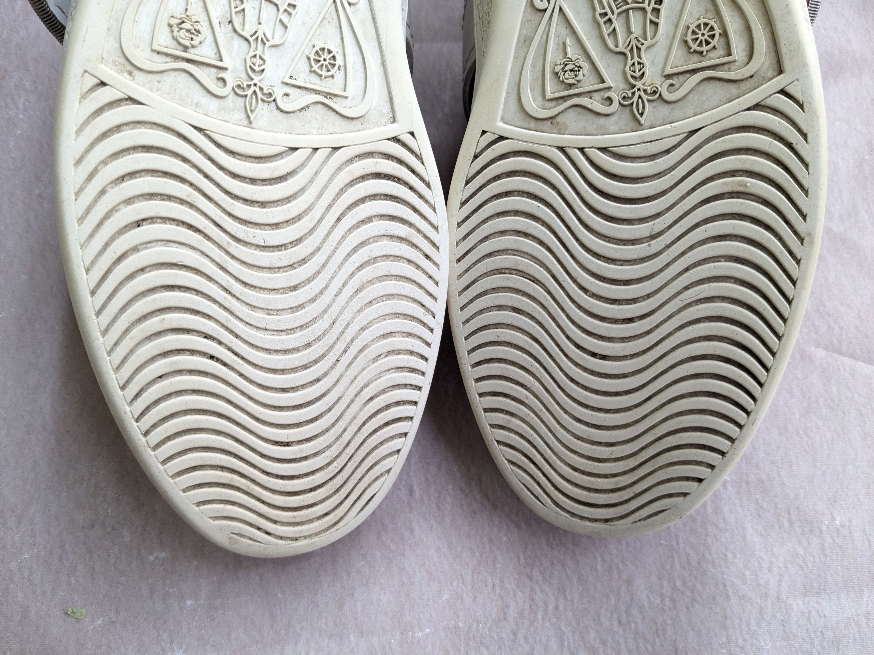 Gucci Gucci Ace Sneakers White Leather High Tops 8.5 Dionysus Size US 8.5 / EU 41-42 - 15 Thumbnail