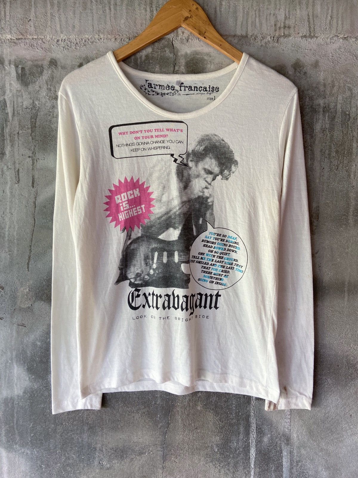 Beauty Beast × Hysteric Glamour × Japanese Brand ROCK IS HIGHEST LONG SLEEVE Size US S / EU 44-46 / 1 - 1 Thumbnail