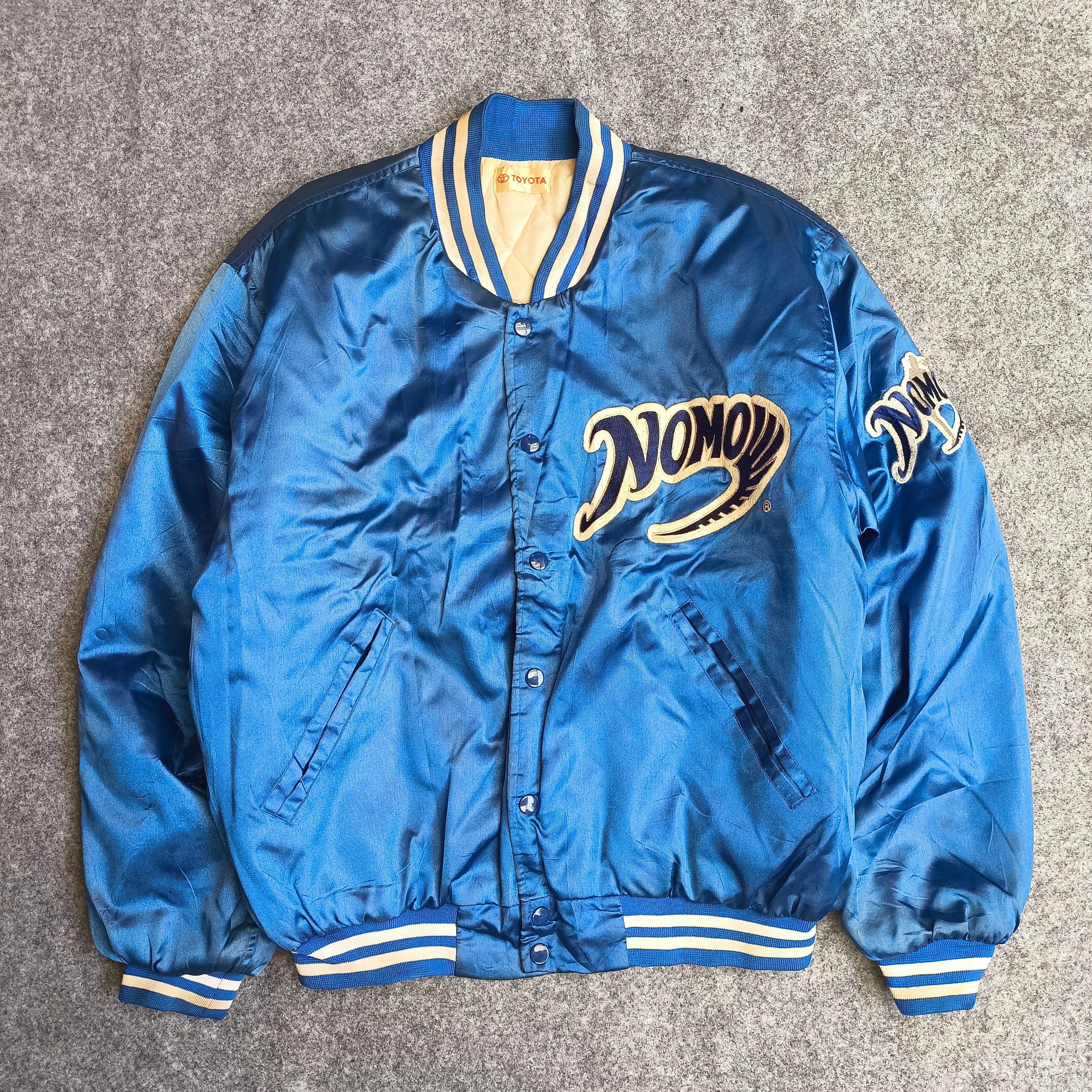 MLB 1995 Hideo Nomo la Dodgers varsity jacket by Toyota Size US L / EU 52-54 / 3 - 1 Thumbnail