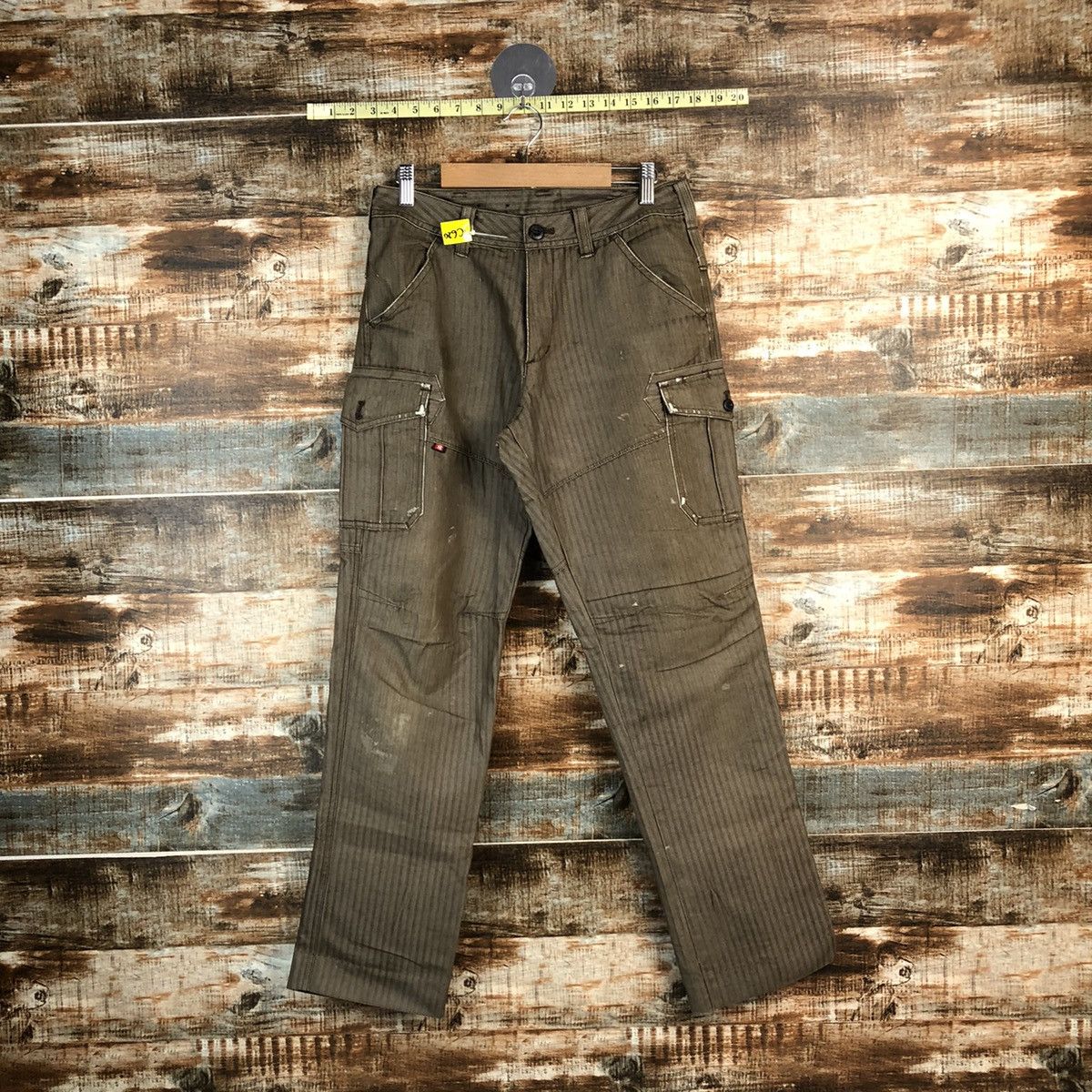 Japanese Brand DL Burtle Brown Cargo Multipocket Pants #C620 Size US 26 / EU 42 - 1 Thumbnail