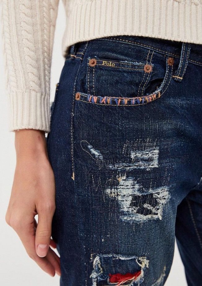 Polo Ralph Lauren Polo Ralph Lauren Limited Edition Denim Jeans Size 27" / US 4 / IT 40 - 9 Thumbnail