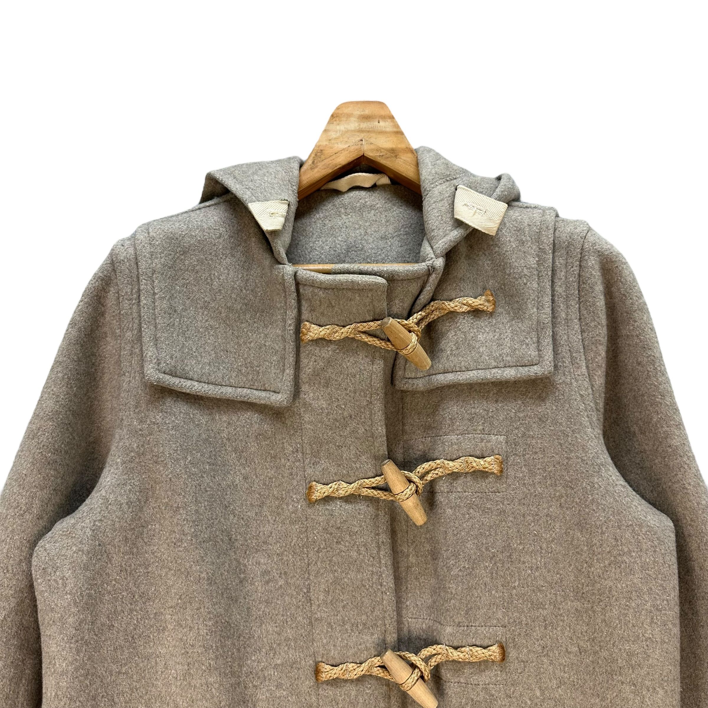 Margaret Howell MARGARET HOWELL 240 Hooded Long Coat Duffle Coat #A79-1909 Size L / US 10 / IT 46 - 2 Thumbnail
