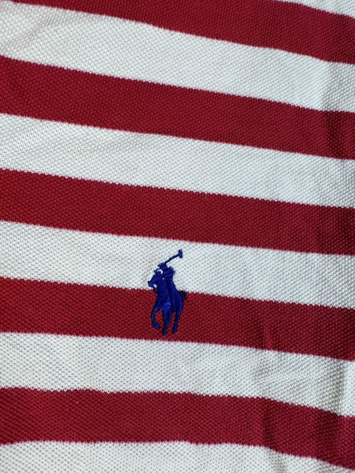 Polo Ralph Lauren Vintage Polo Ralph Lauren Striped Rugby Long Sleeve Size US M / EU 48-50 / 2 - 4 Thumbnail