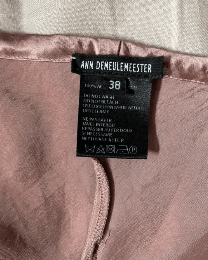 Ann Demeulemeester Ann Demeulemeester Skirt Slip Maxi Long Silk Dress EX0159 Size 32" / US 10 / IT 46 - 2 Thumbnail