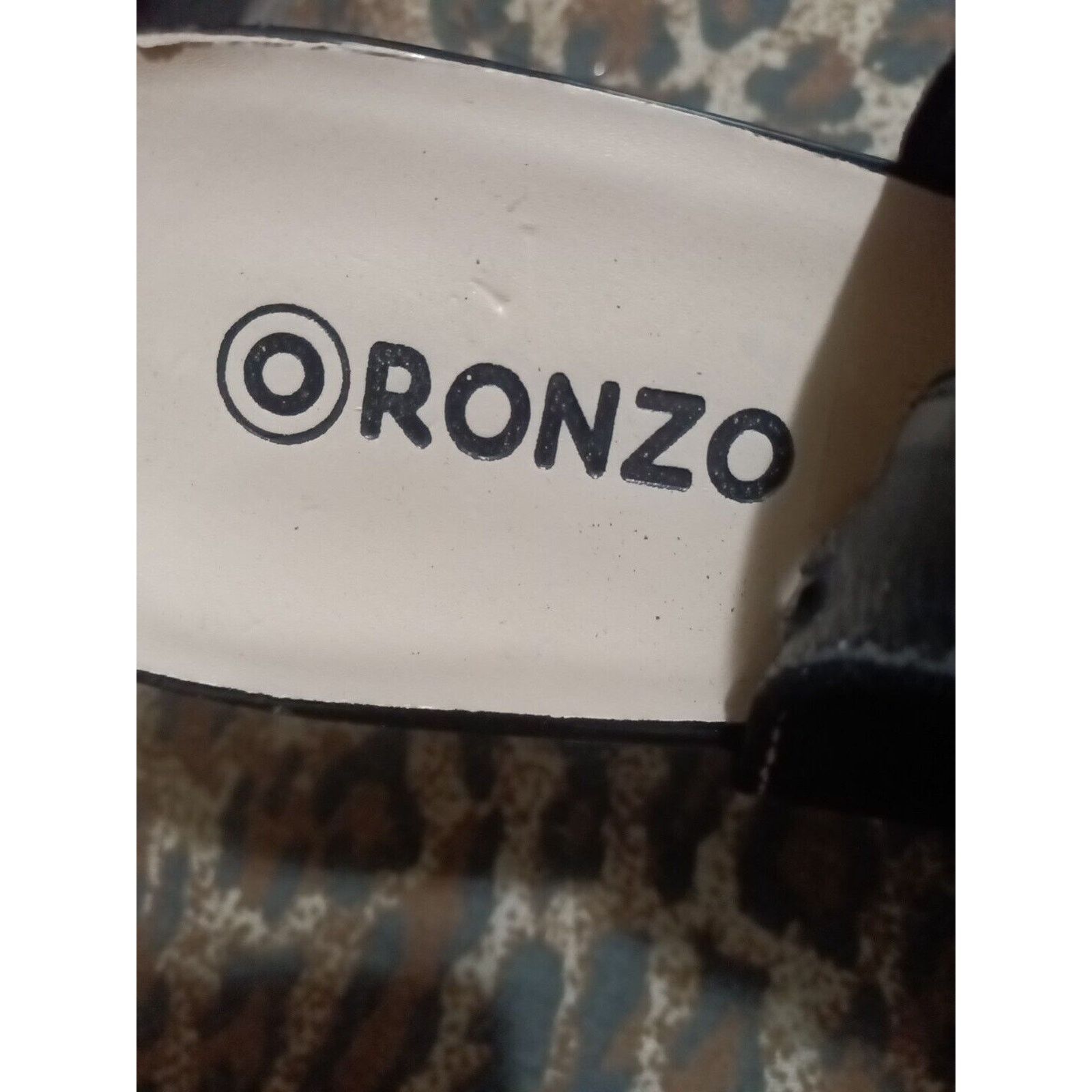 Other Ronzo Sling Back Size 7 Heel Shoes Black Size US 7 / IT 37 - 3 Thumbnail