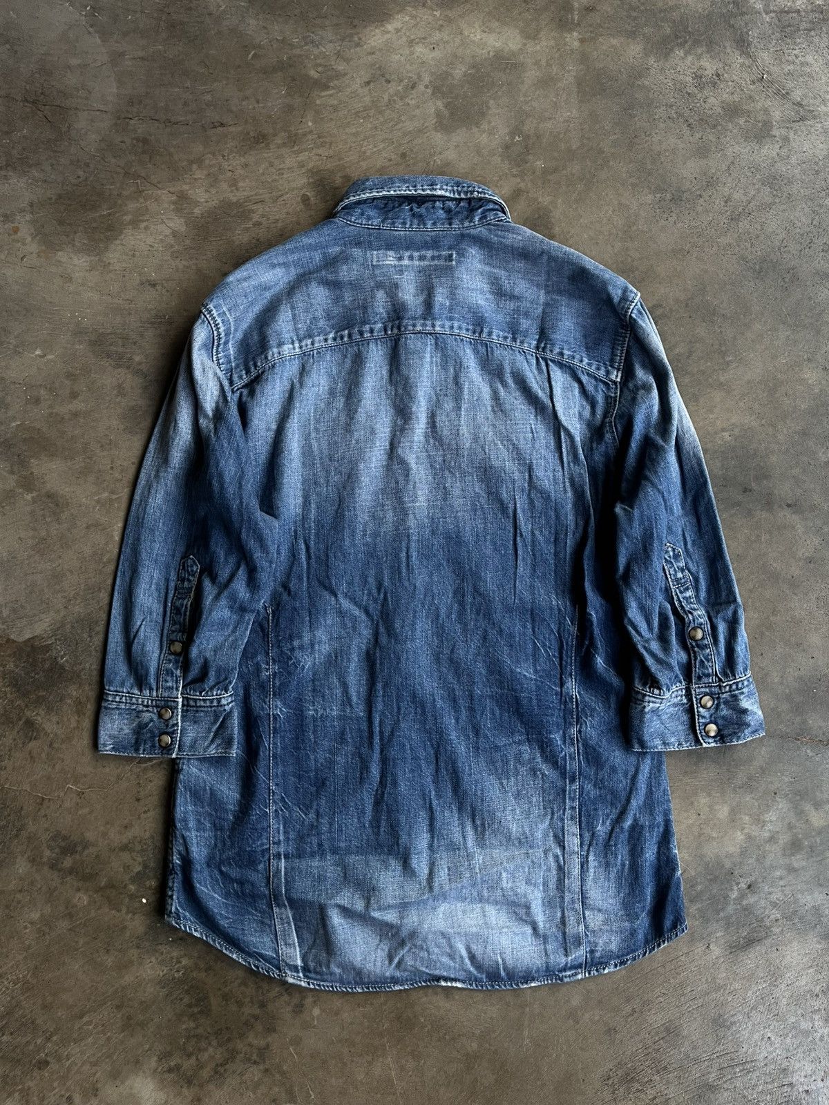 GOSTAR DE FUGA 2000s FUGA JAPANESE DENIM SHIRTS VKEI SEDITIONARIES GOTHIC Size US M / EU 48-50 / 2 - 2 Thumbnail