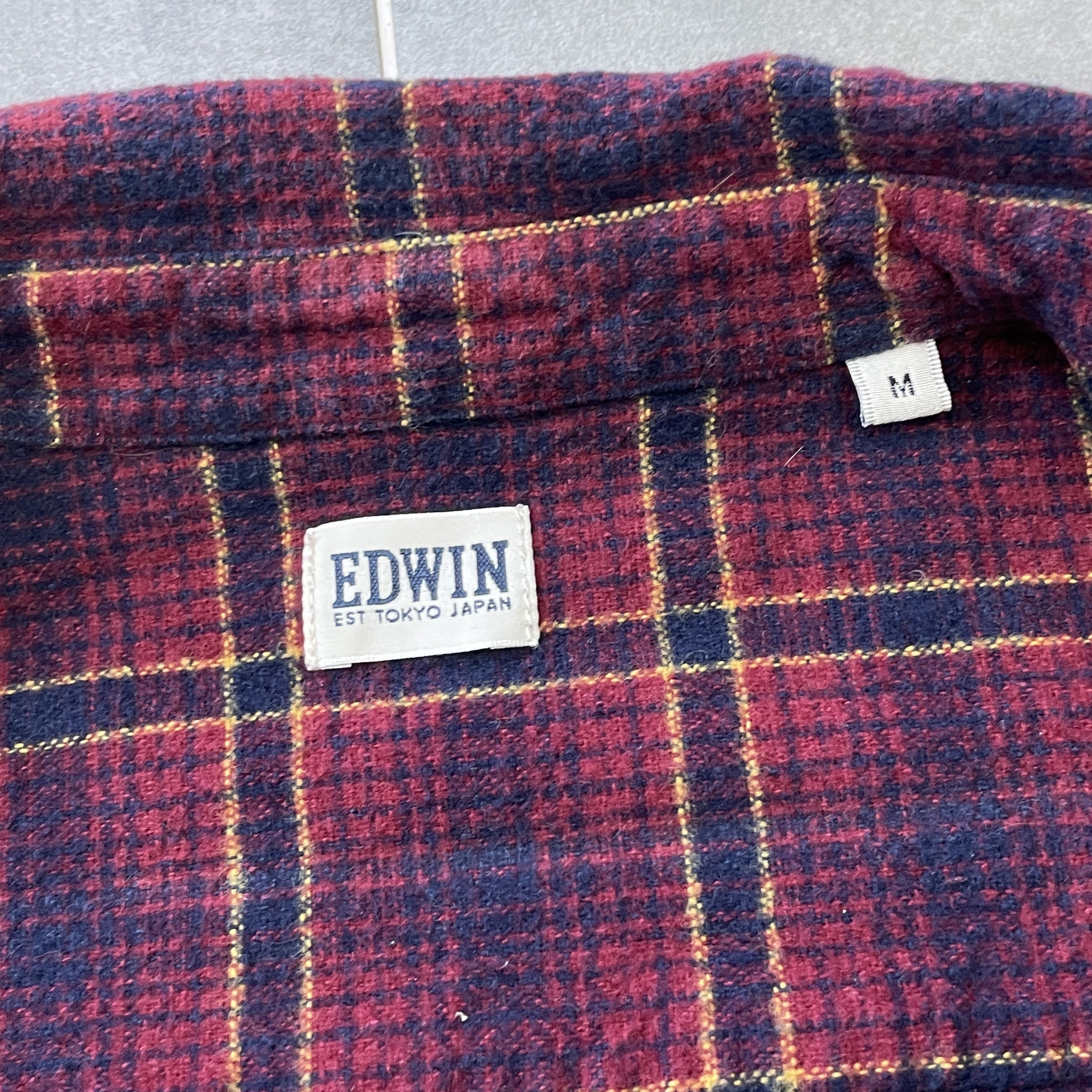 Edwin Edwin Labour Button Shirt Size M Size US M / EU 48-50 / 2 - 12 Thumbnail