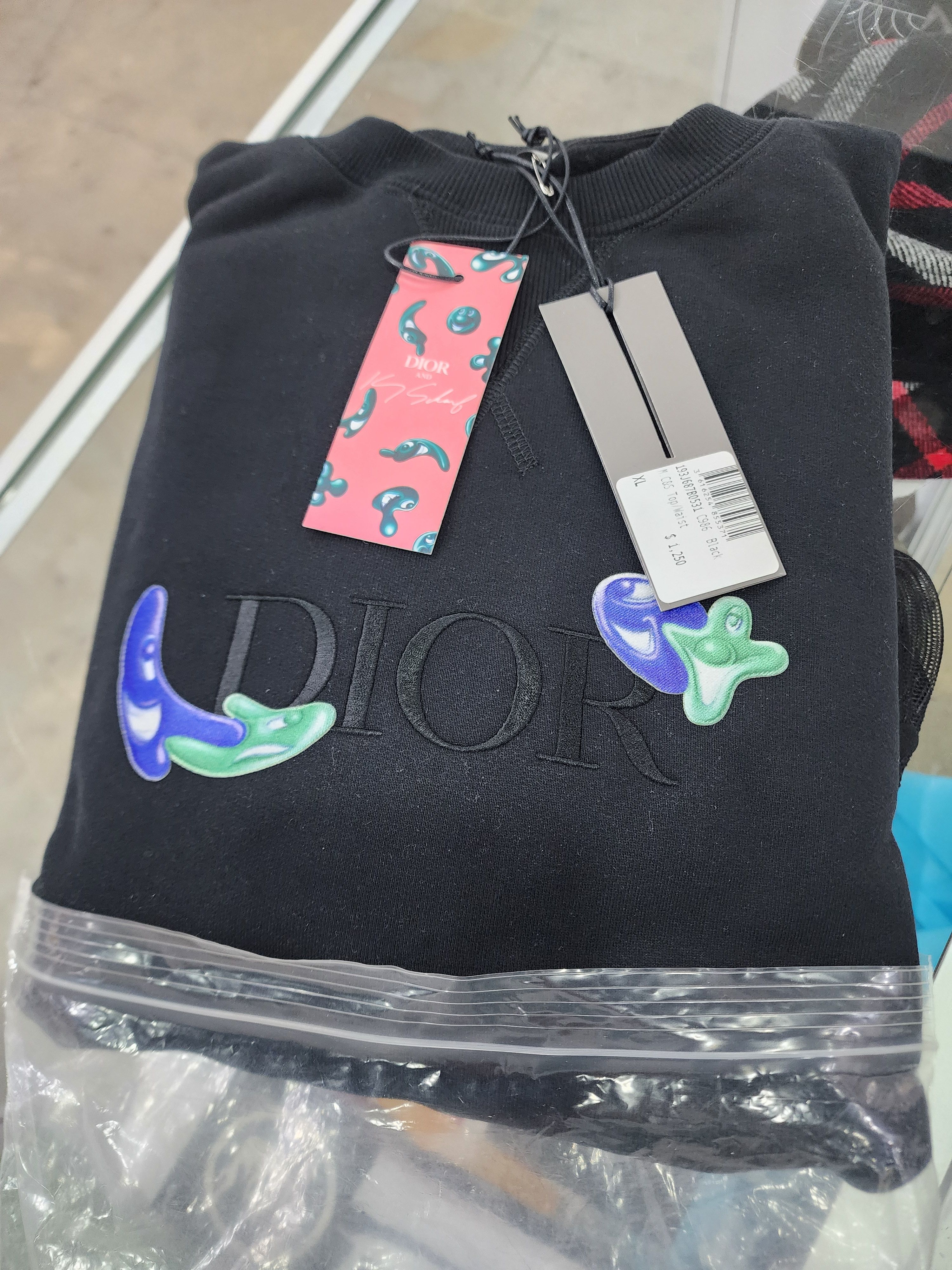Crewneck Christian Dior X Kaws Dior Kaws Sweatshirt Pink Hot Sale