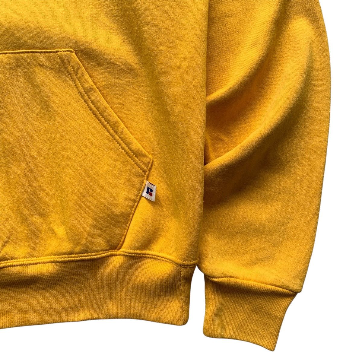 Russell Athletic Vintage Russell Atlethic Blank Yellow Hoodie Size US L / EU 52-54 / 3 - 7 Thumbnail