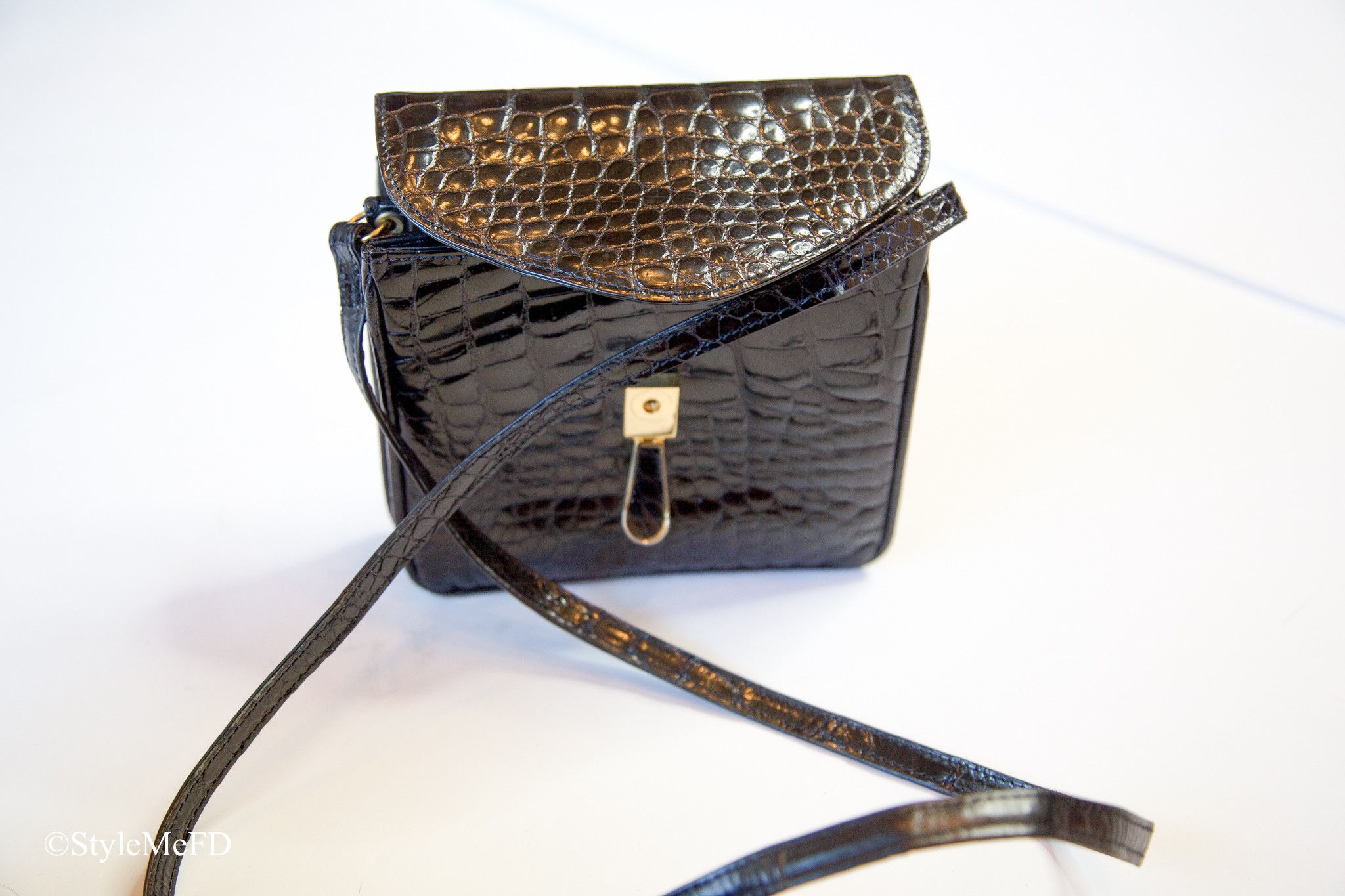 Vintage VINTAGE Authentic Crocodile Crossbody Purse Size ONE SIZE - 4 Thumbnail