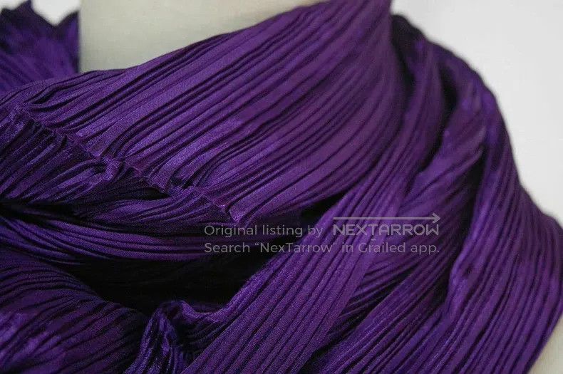 Issey Miyake Issey Miyake size:one size Purple Cloud Cape Shawl Scarf E Size XXS / US 00 / IT 34 - 3 Thumbnail