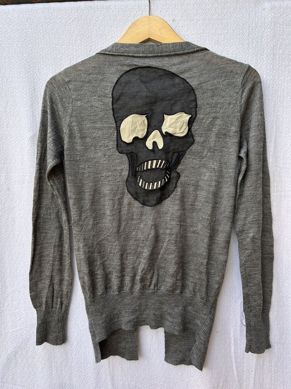 Issey Miyake × Japanese Brand Japanese cardigan skull styled isseymiyake Size US S / EU 44-46 / 1 - 1 Thumbnail